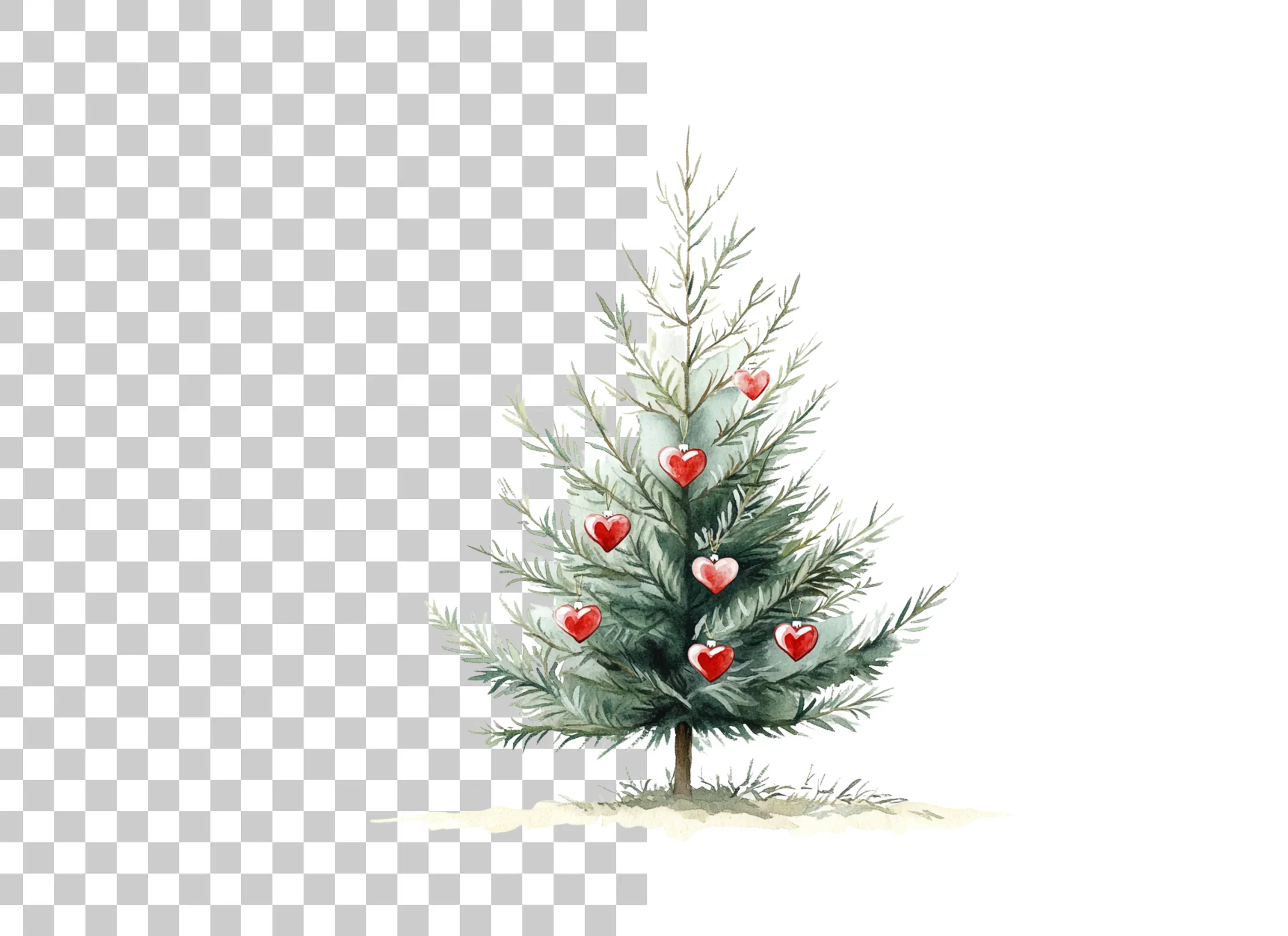 Christmas Tree Clipart Bundle - Image 2