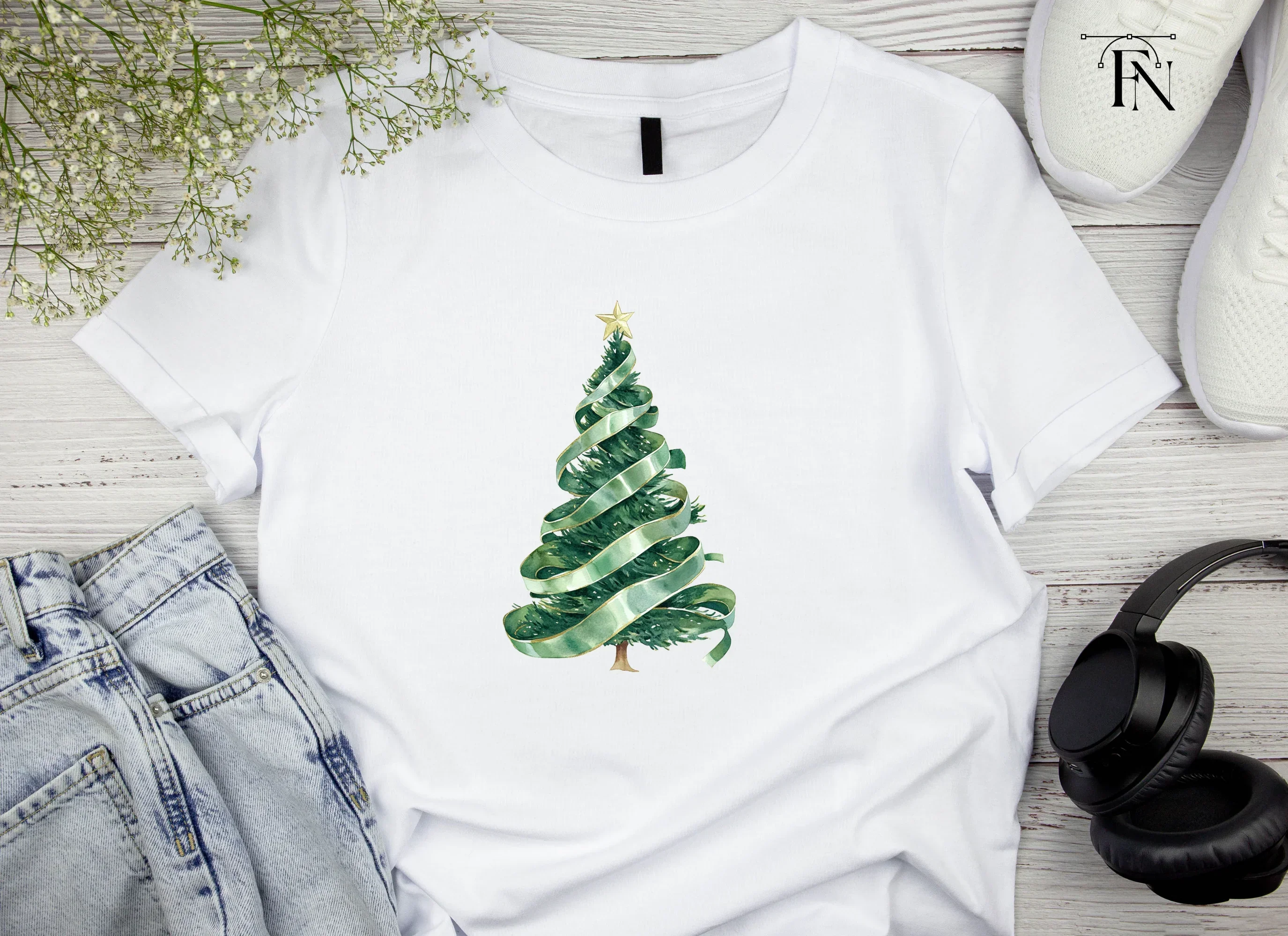 Christmas Tree Clipart Bundle - Image 4
