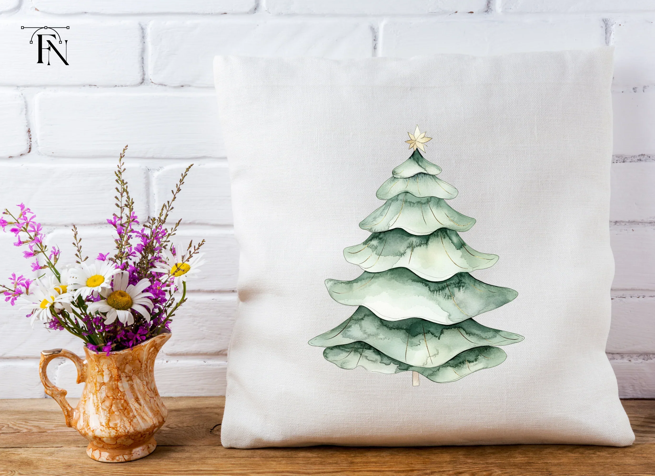 Christmas Tree Clipart Bundle - Image 5