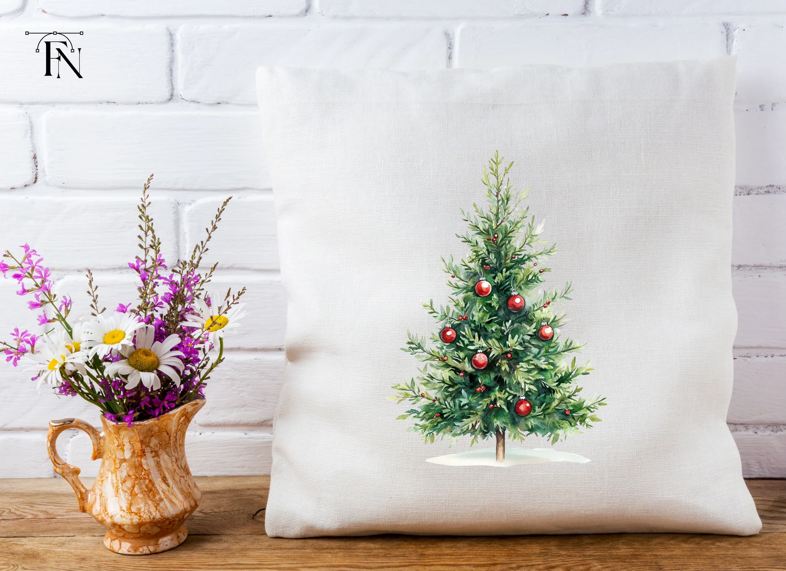 Christmas Tree Clipart Bundle - Image 5