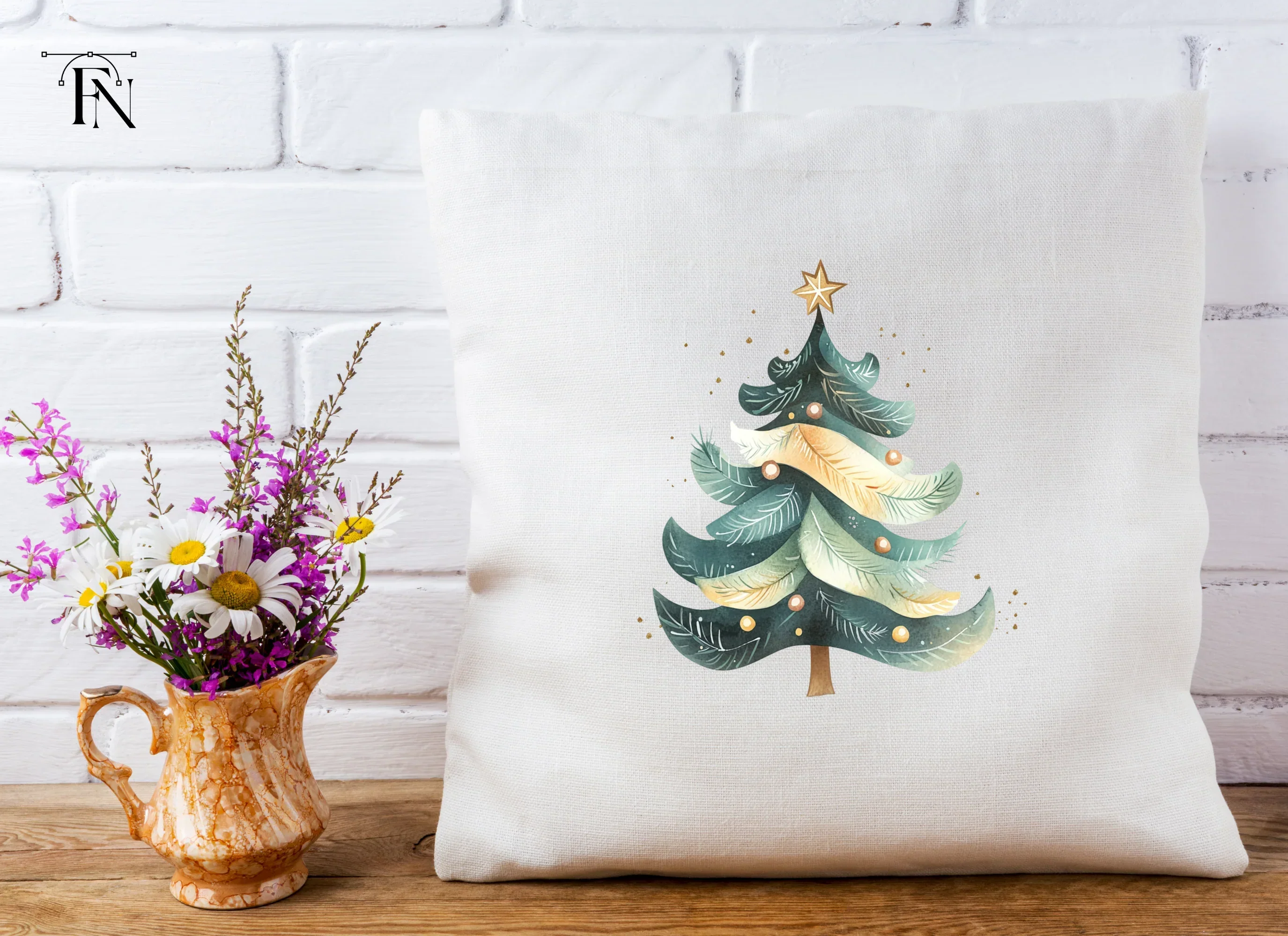 Christmas Tree Clipart Bundle - Image 5
