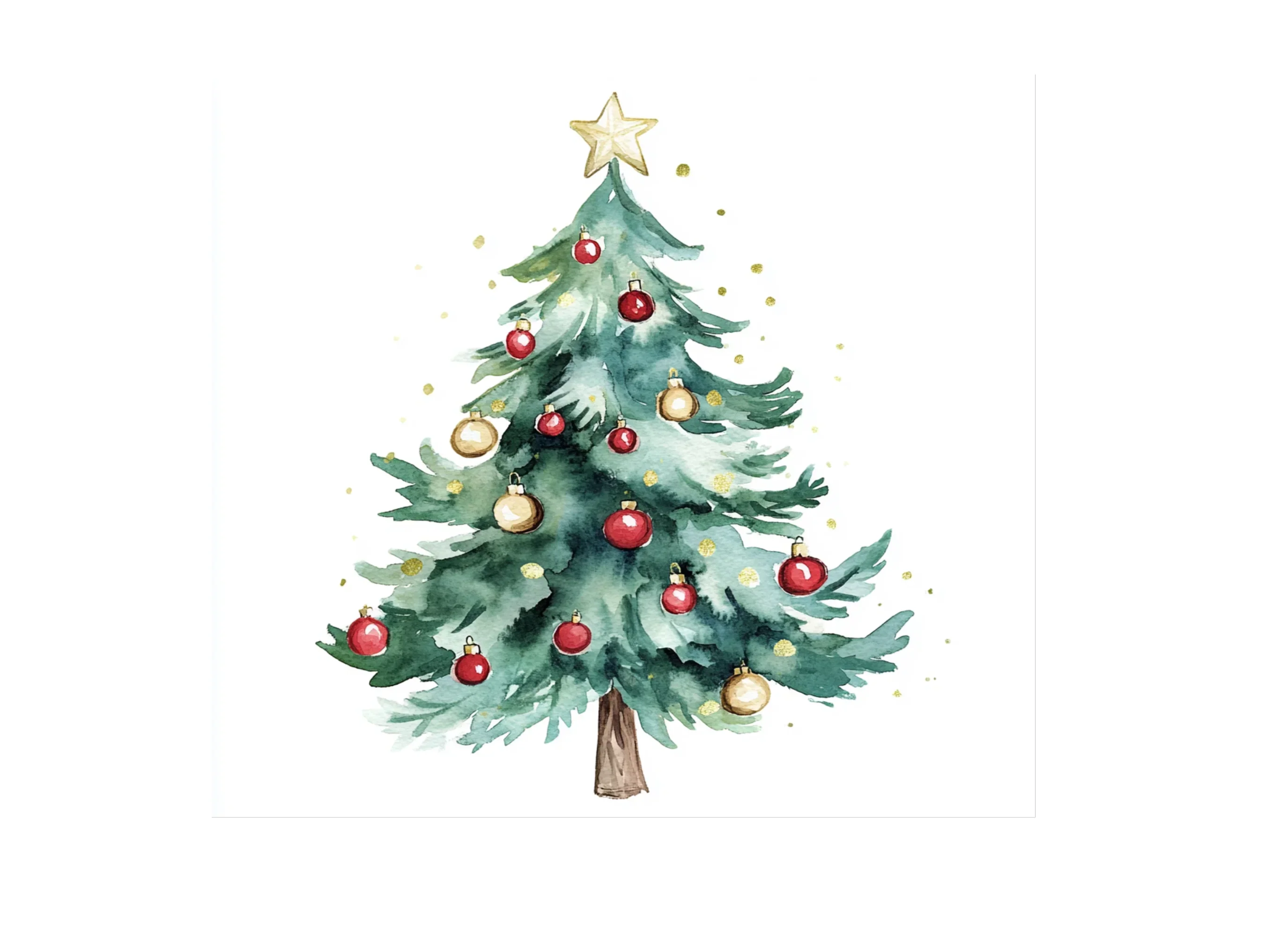 Christmas Tree Clipart Bundle - Image 2