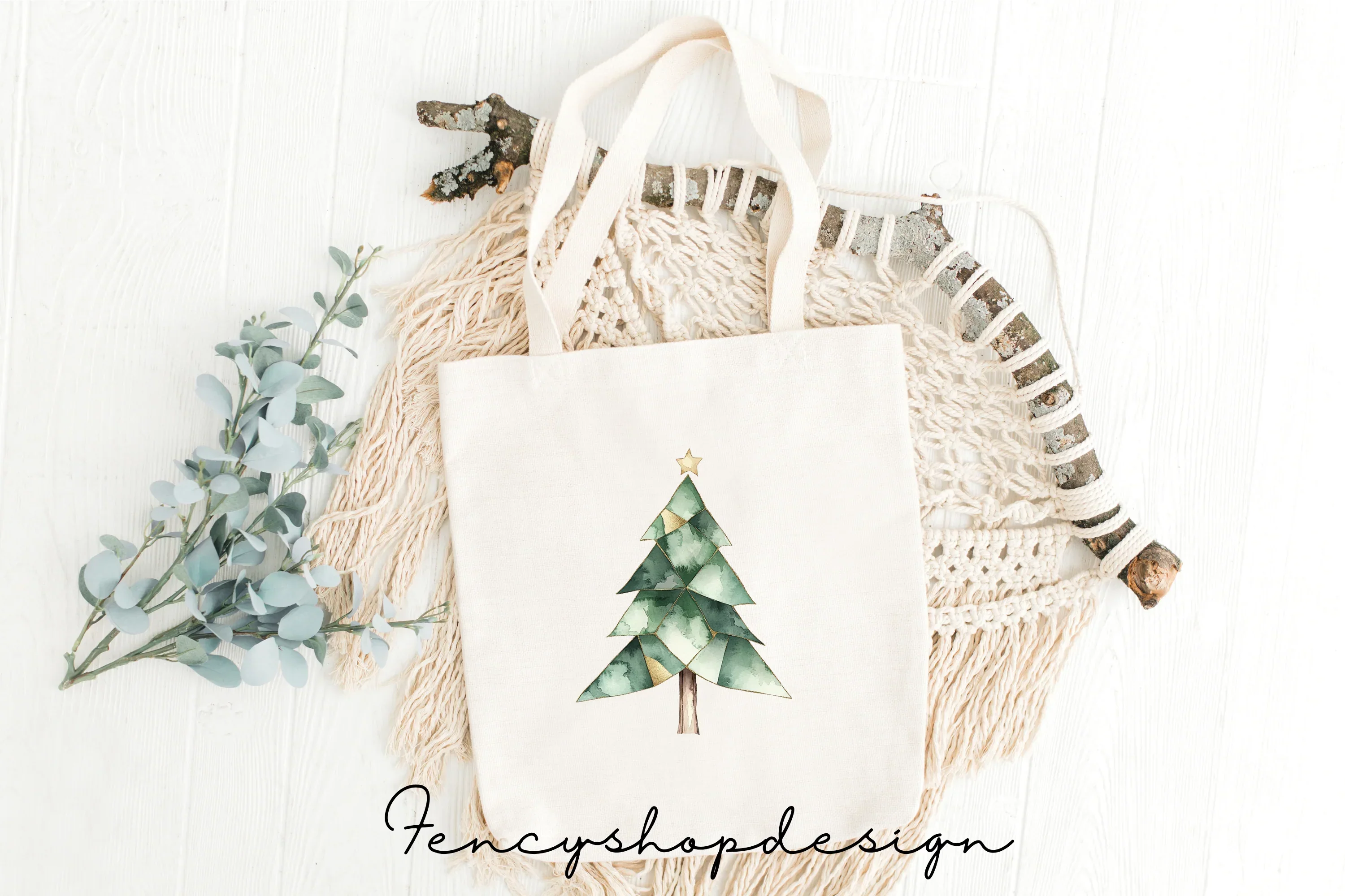 Christmas Tree Clipart Bundle - Image 8