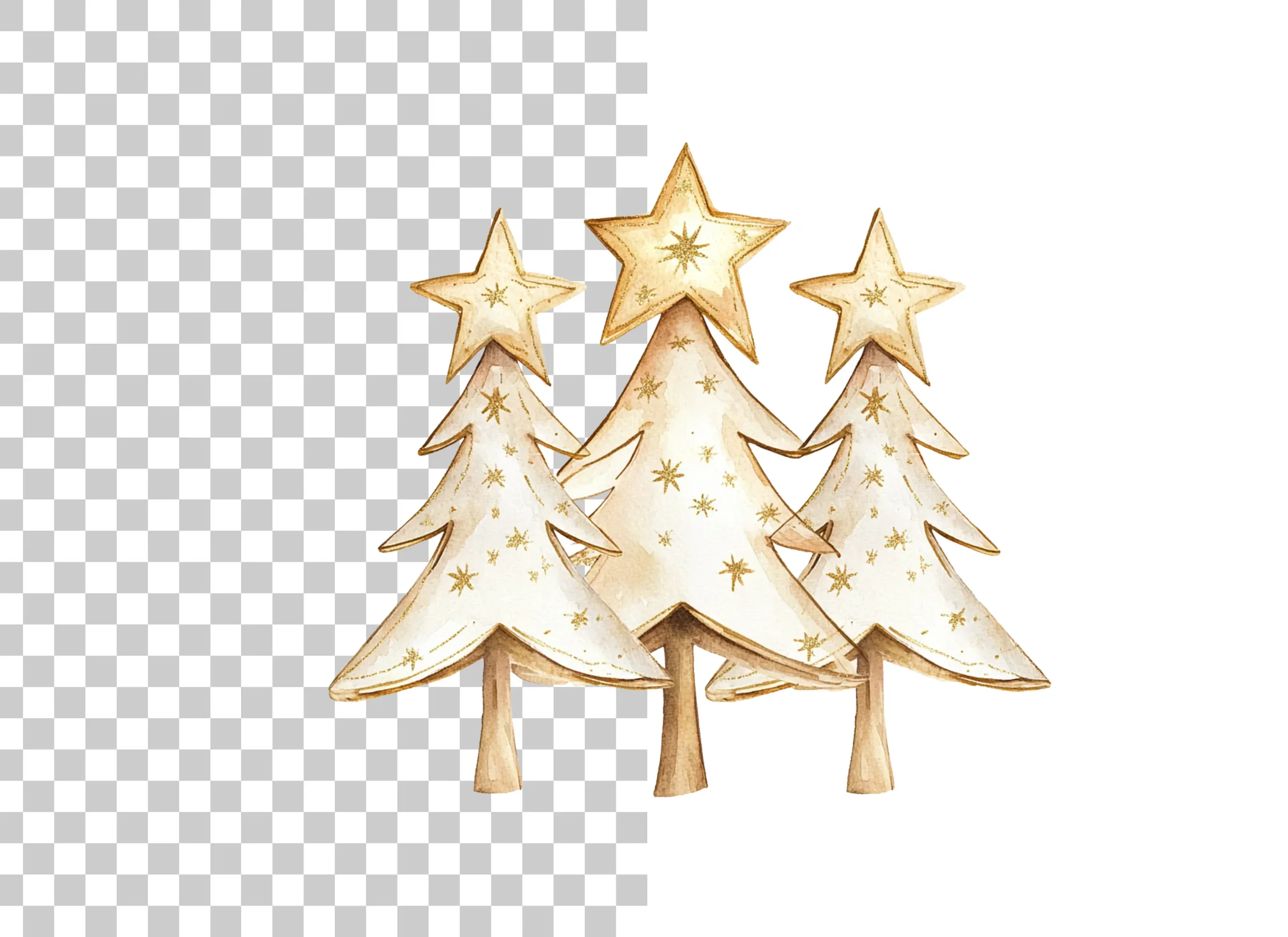 Christmas Tree Clipart Bundle - Image 2