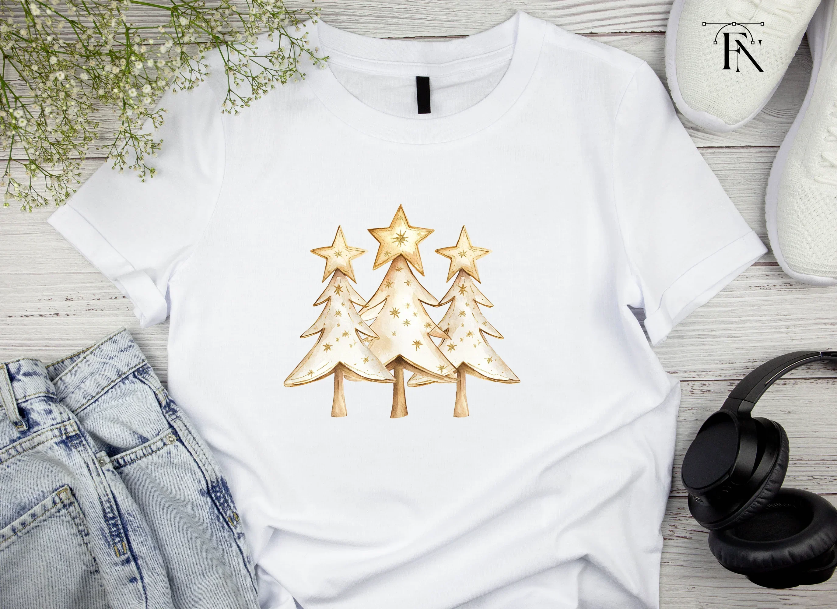 Christmas Tree Clipart Bundle - Image 4