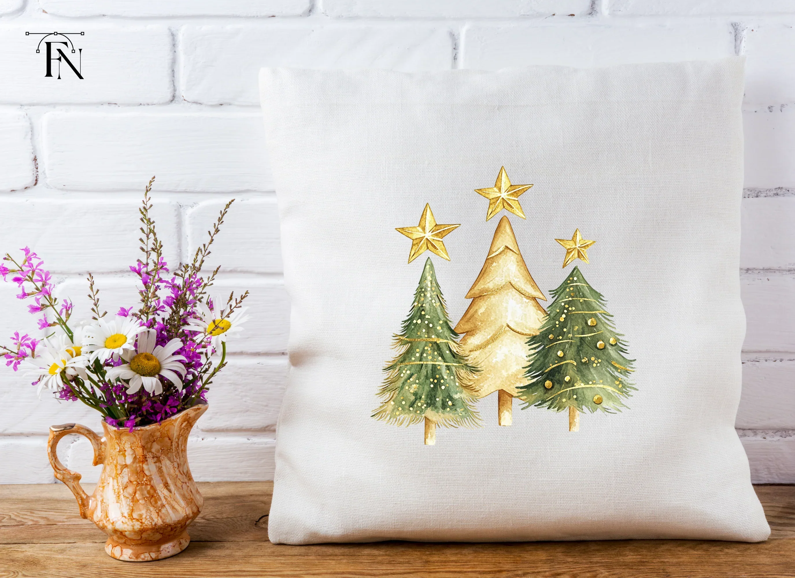 Christmas Tree Clipart Bundle - Image 5