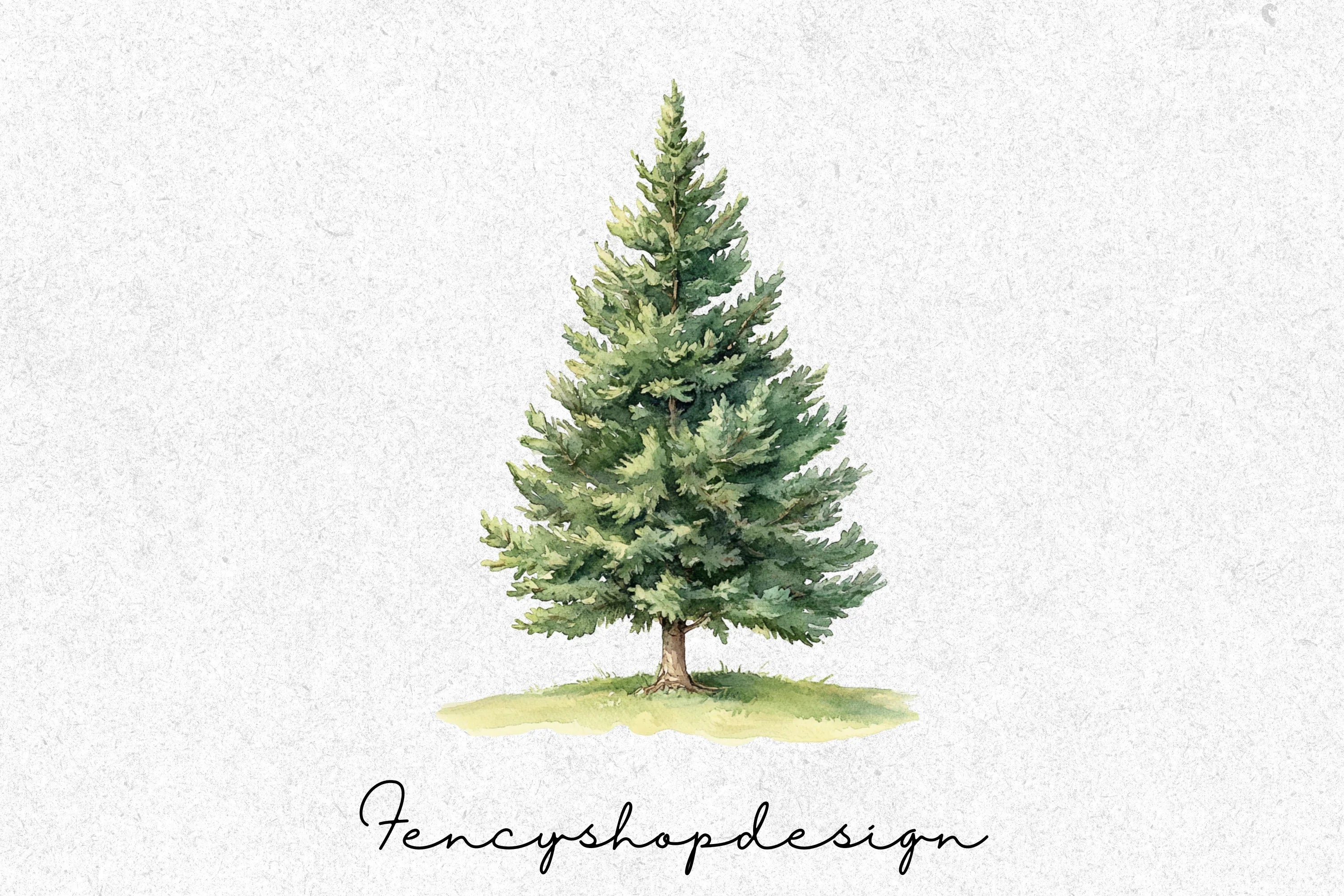 Christmas Tree Clipart Bundle - Image 4