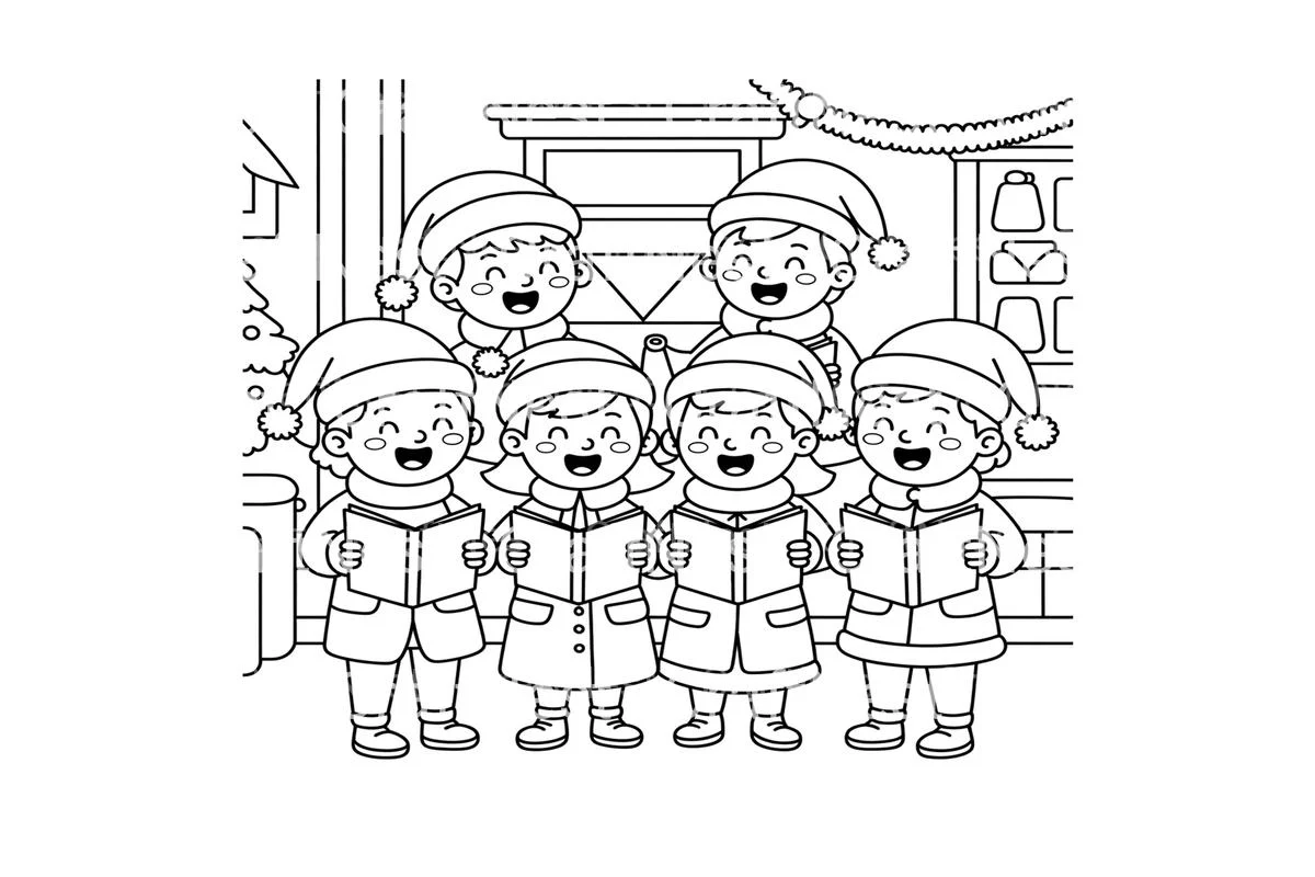 Christmas Tree Decorating Fun Coloring Books - Image 3