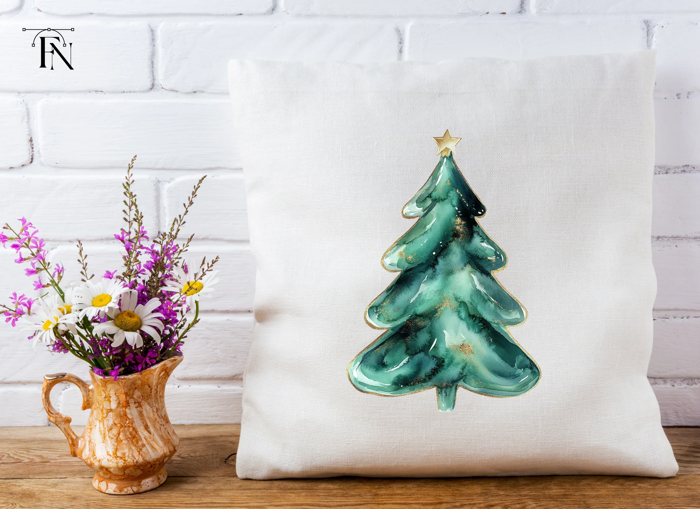 Christmas Trees Clipart Bundle - Image 5