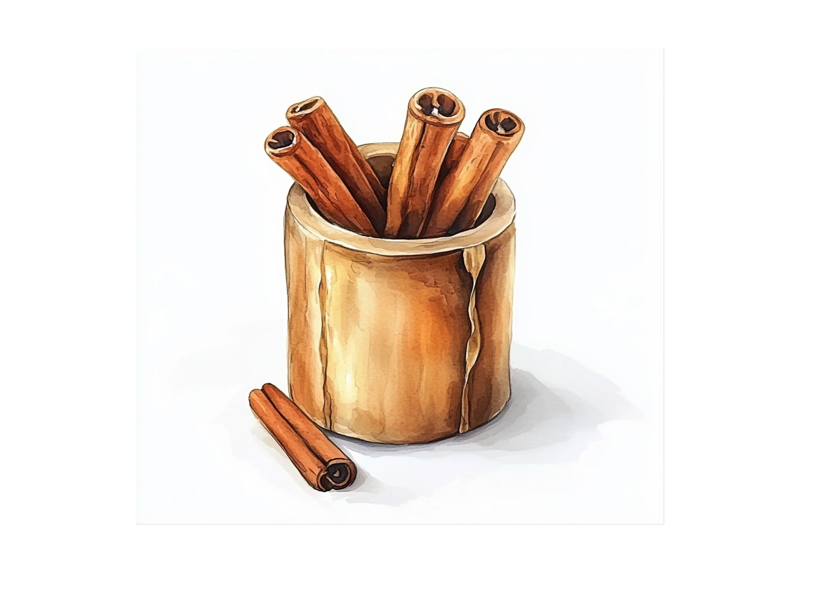 Cinnamon Candle Holder Clipart Bundle - Image 2