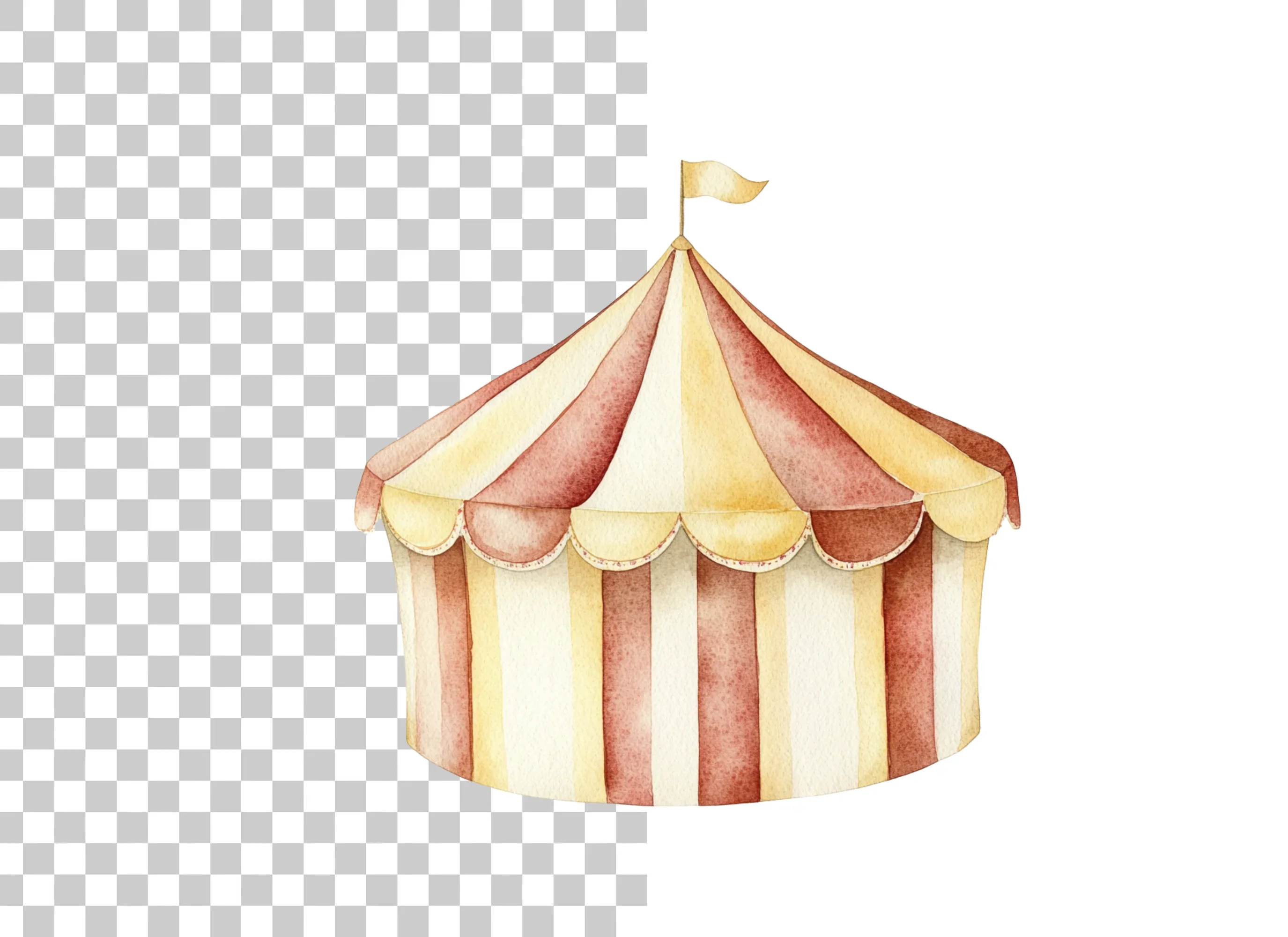 Circus Tent Clipart Bundle - Image 2