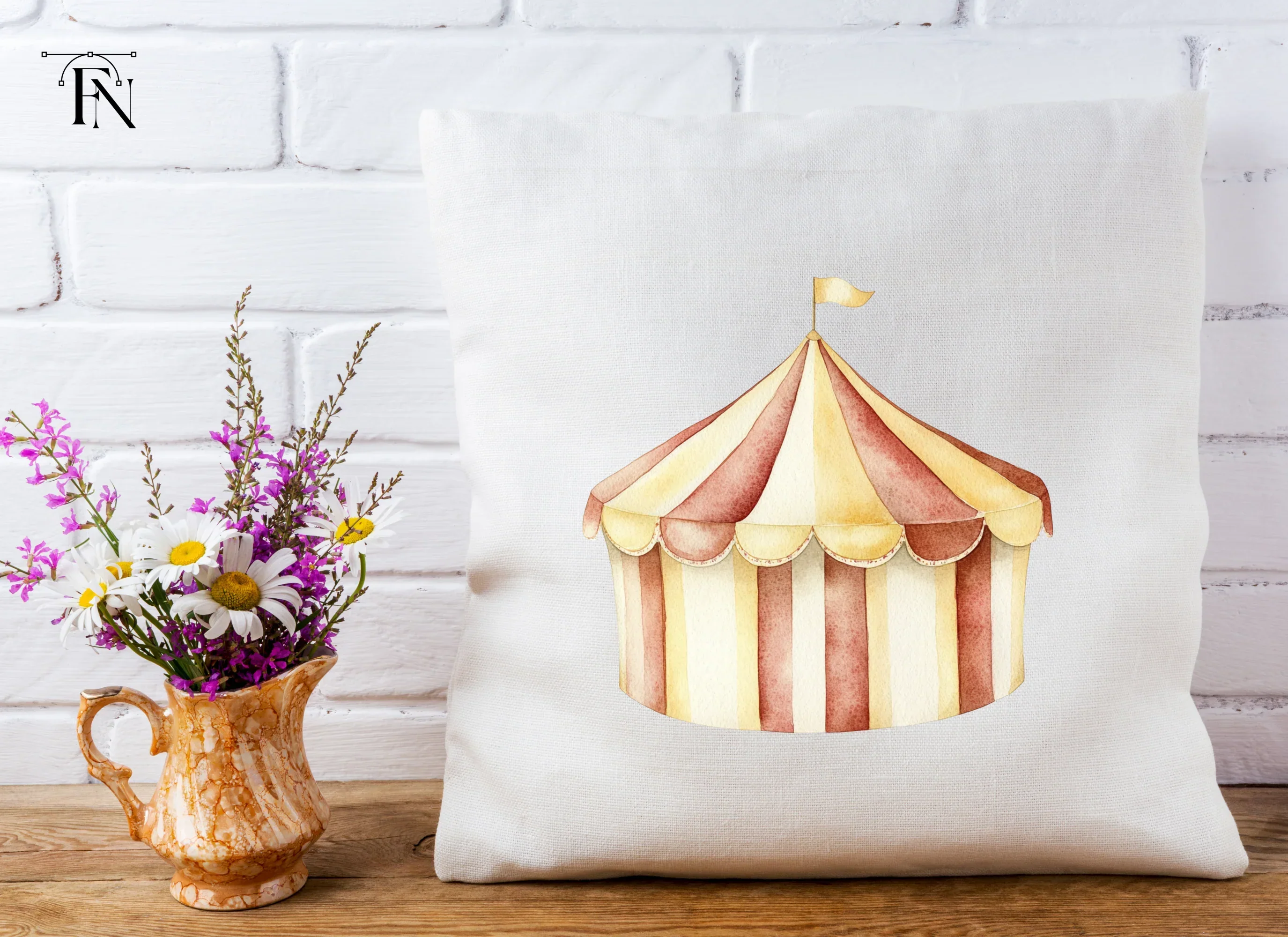 Circus Tent Clipart Bundle - Image 5