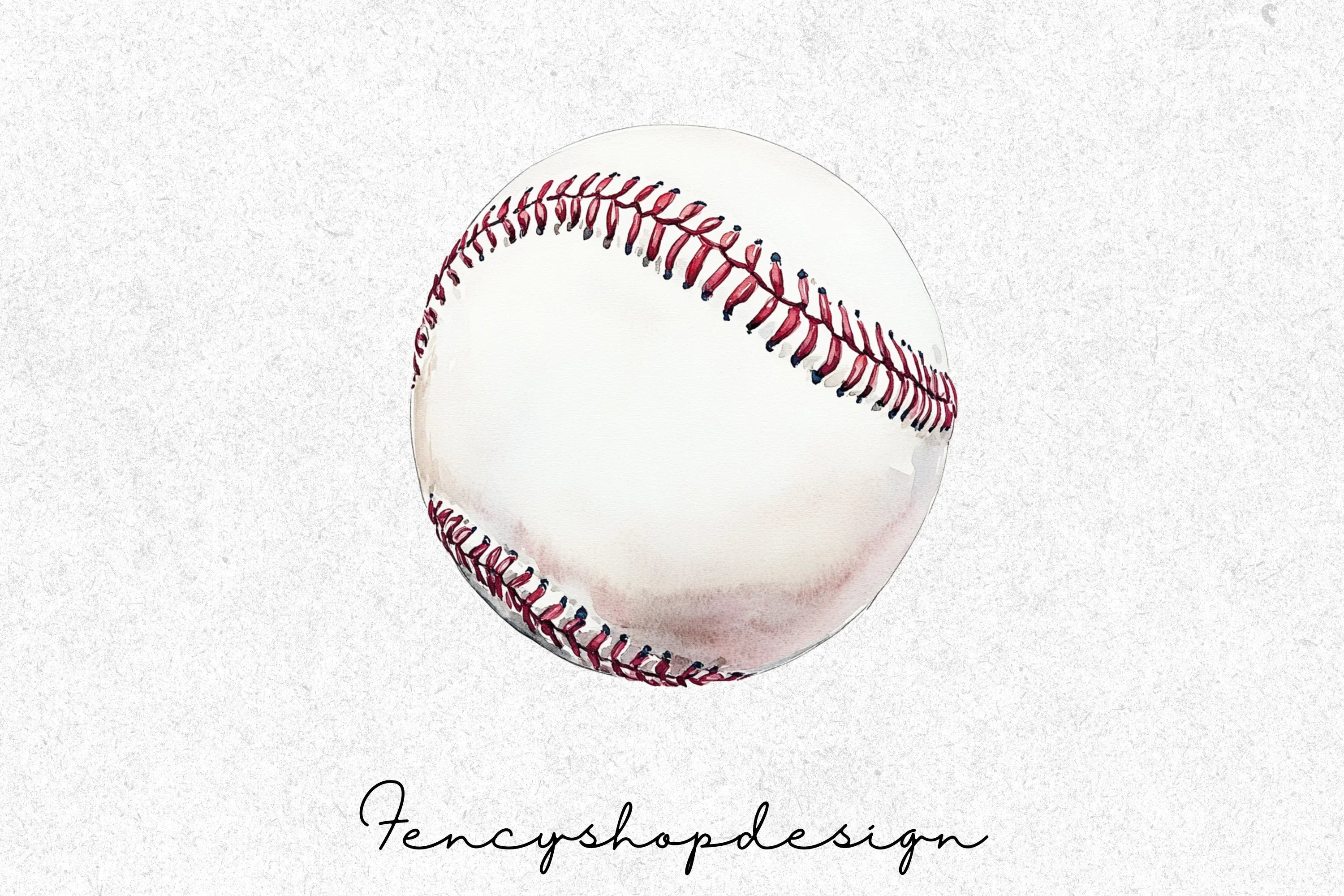 Classic Baseball Game Ball Clipart Bundle - Image 6