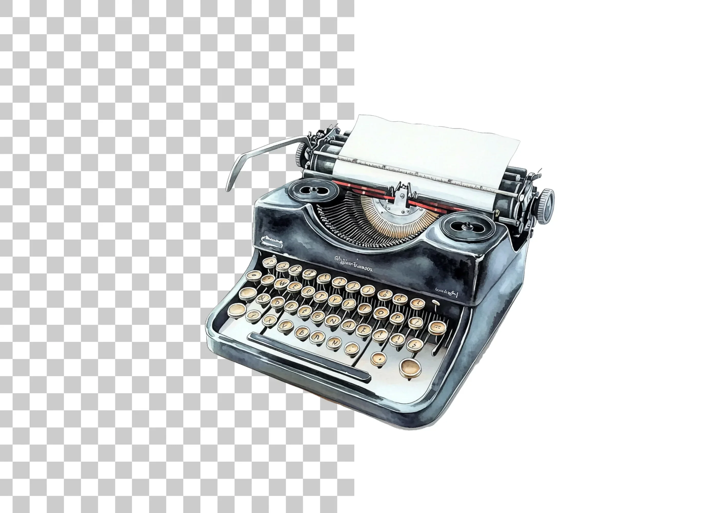 Classic Typewriter Clipart Bundle - Image 2
