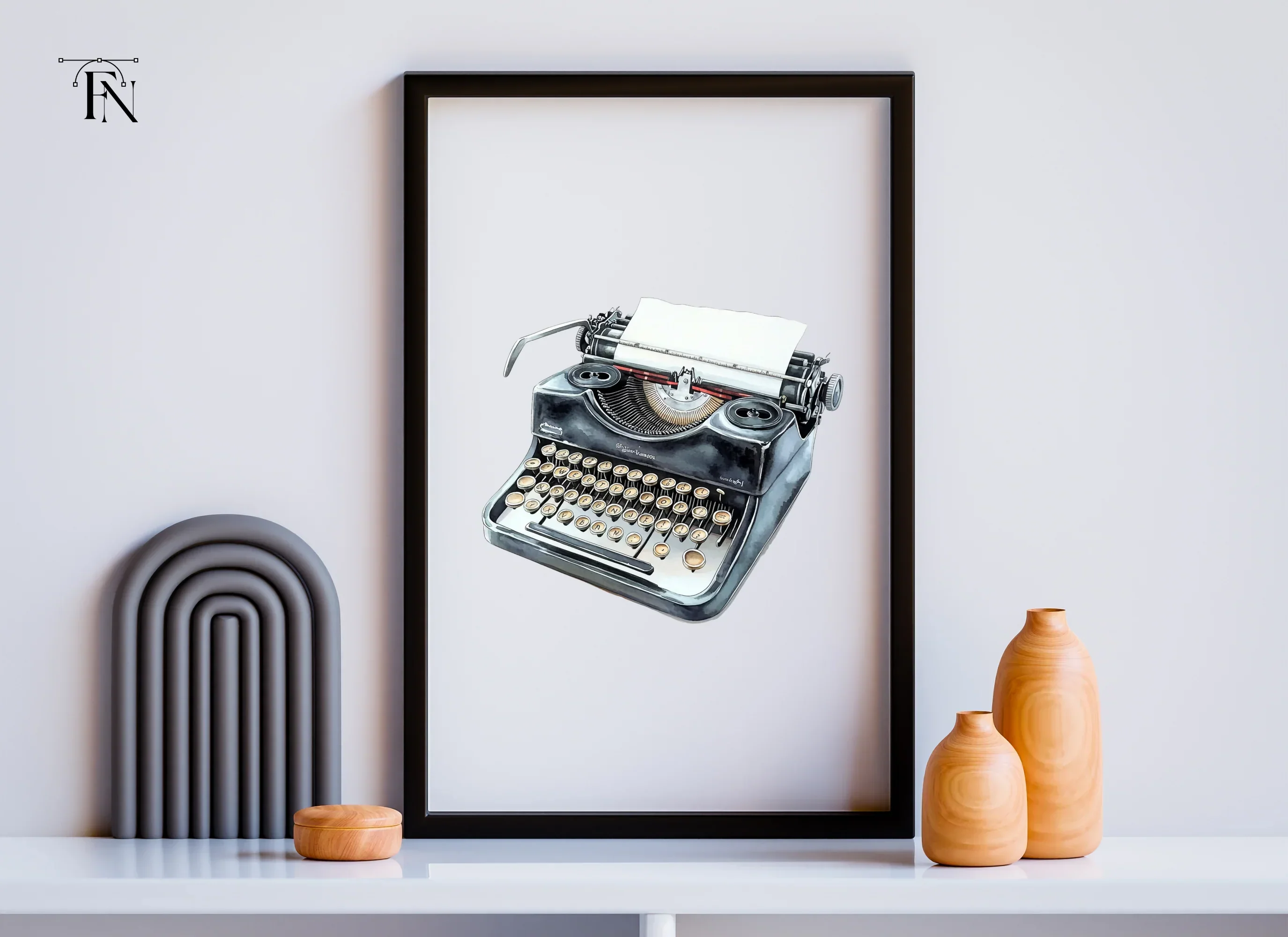 Classic Typewriter Clipart Bundle - Image 6