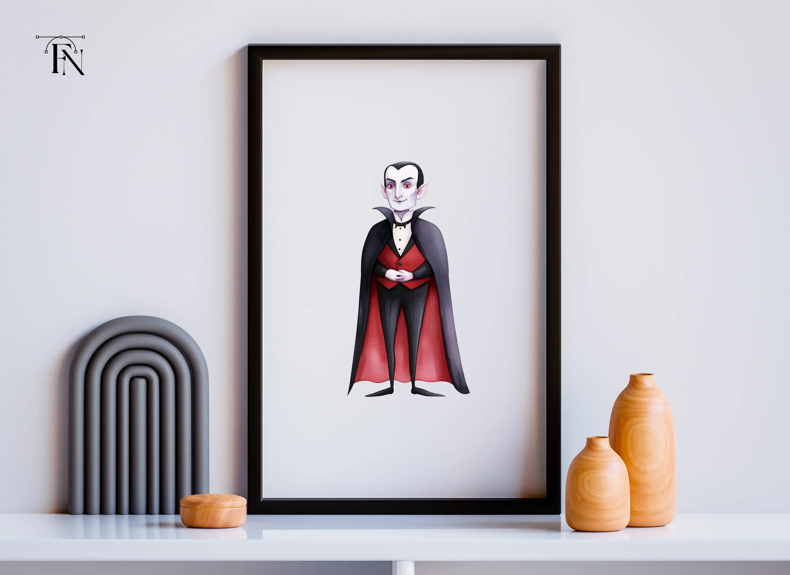 Classic Vampire Clipart Bundle - Image 6