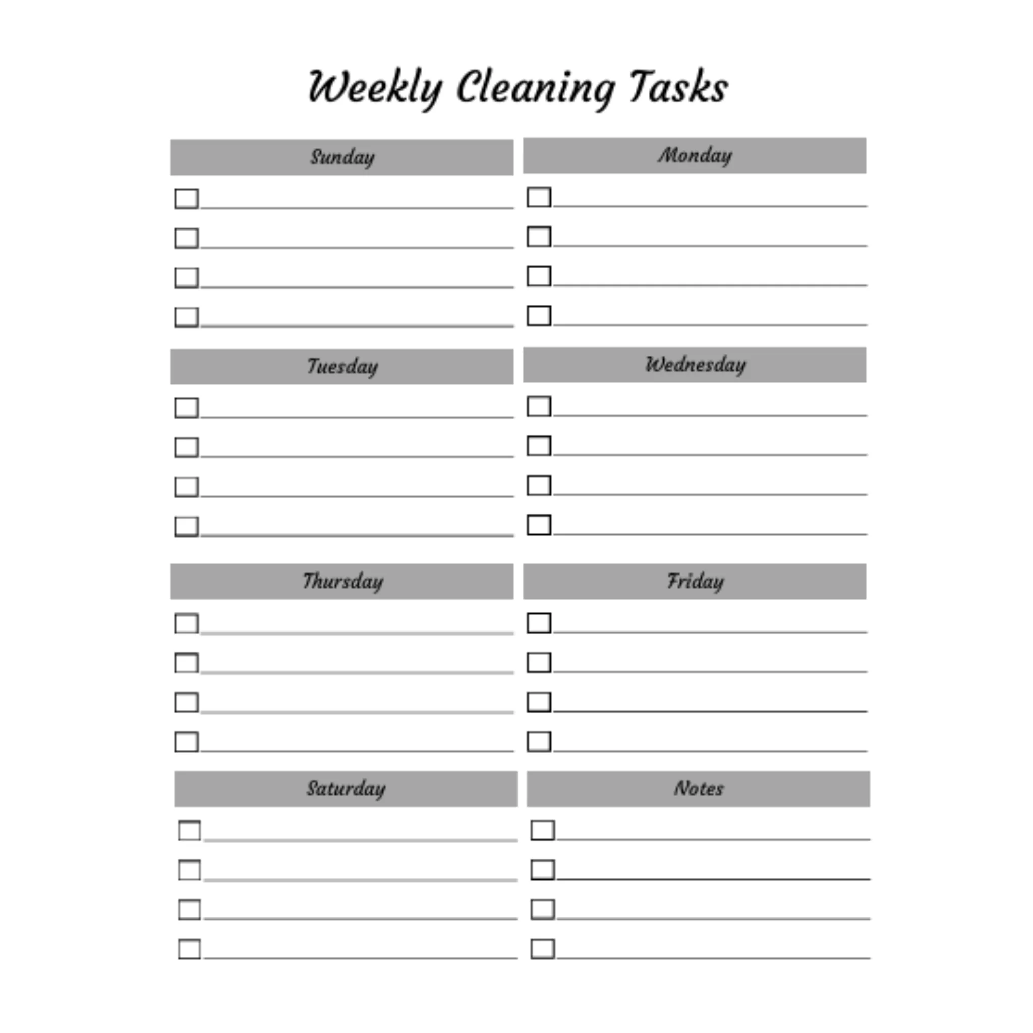 Cleaning Planner Bundle - Image 3
