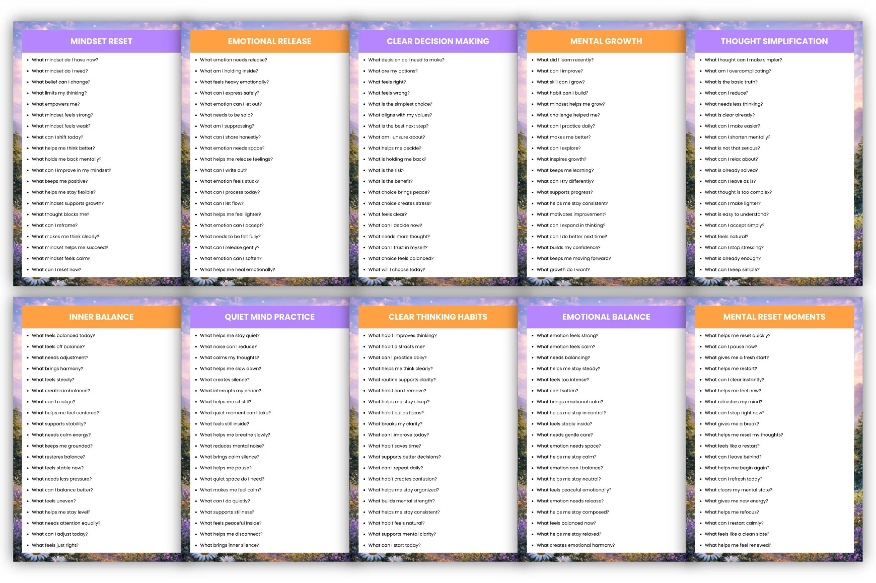 Clear Mind Prompts - Image 3