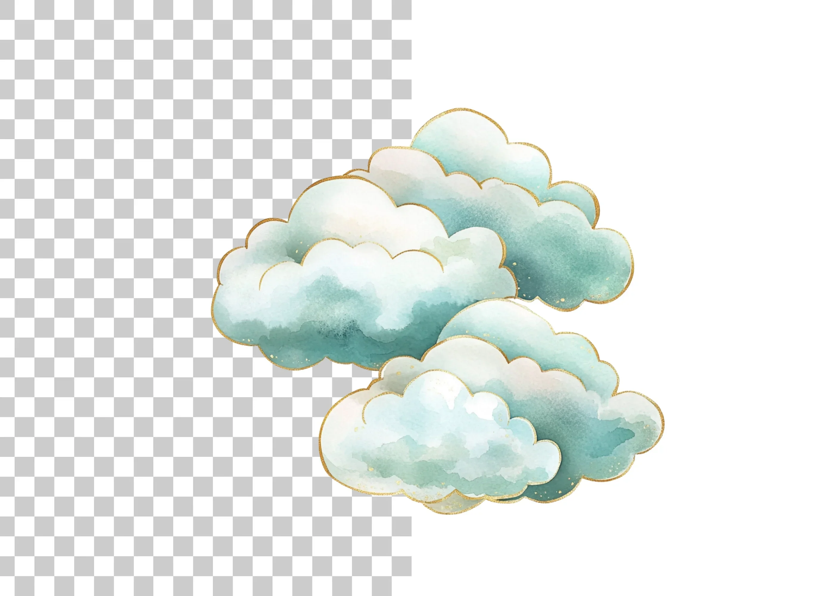 Clouds Clipart Bundle - Image 6