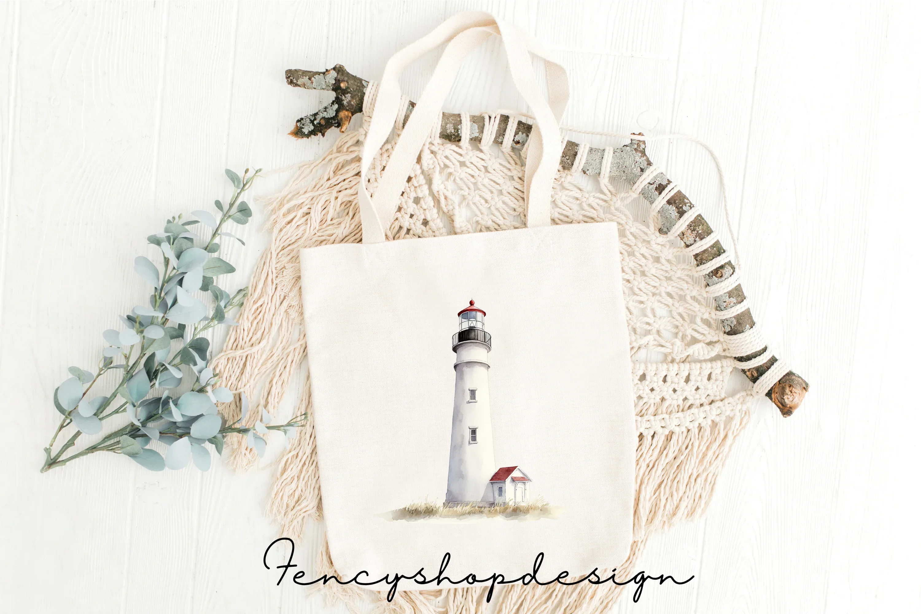 Coastal Lighthouse Clipart Bundle - Image 2