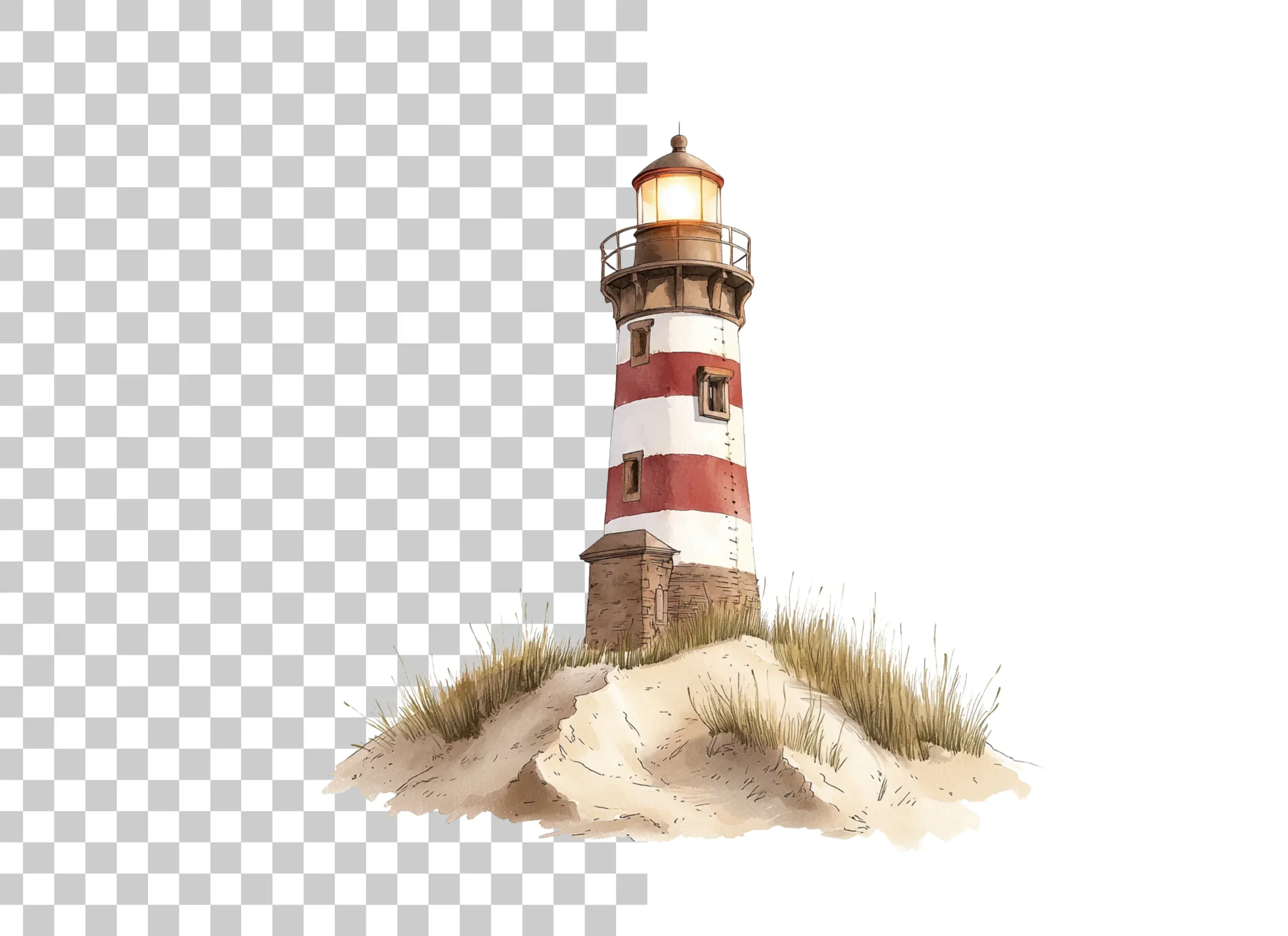 Coastal Lighthouse Clipart Bundle - Image 2
