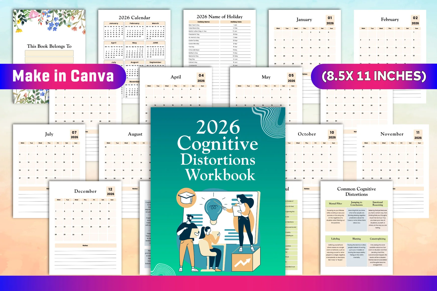 Cognitive Distortions Workbook for Personal Growth - Image 2