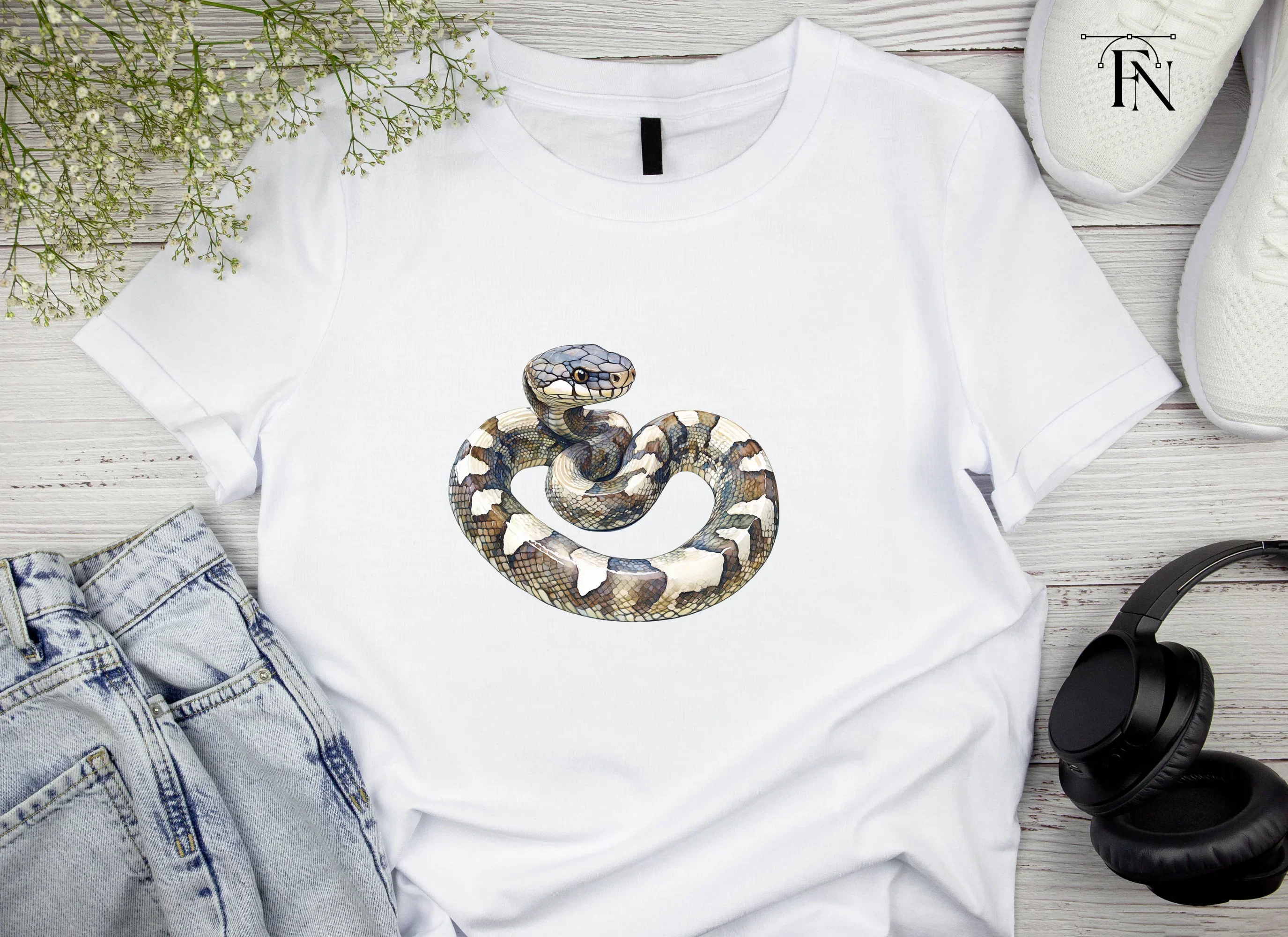 Coiled Snake Clipart Bundle - Image 4