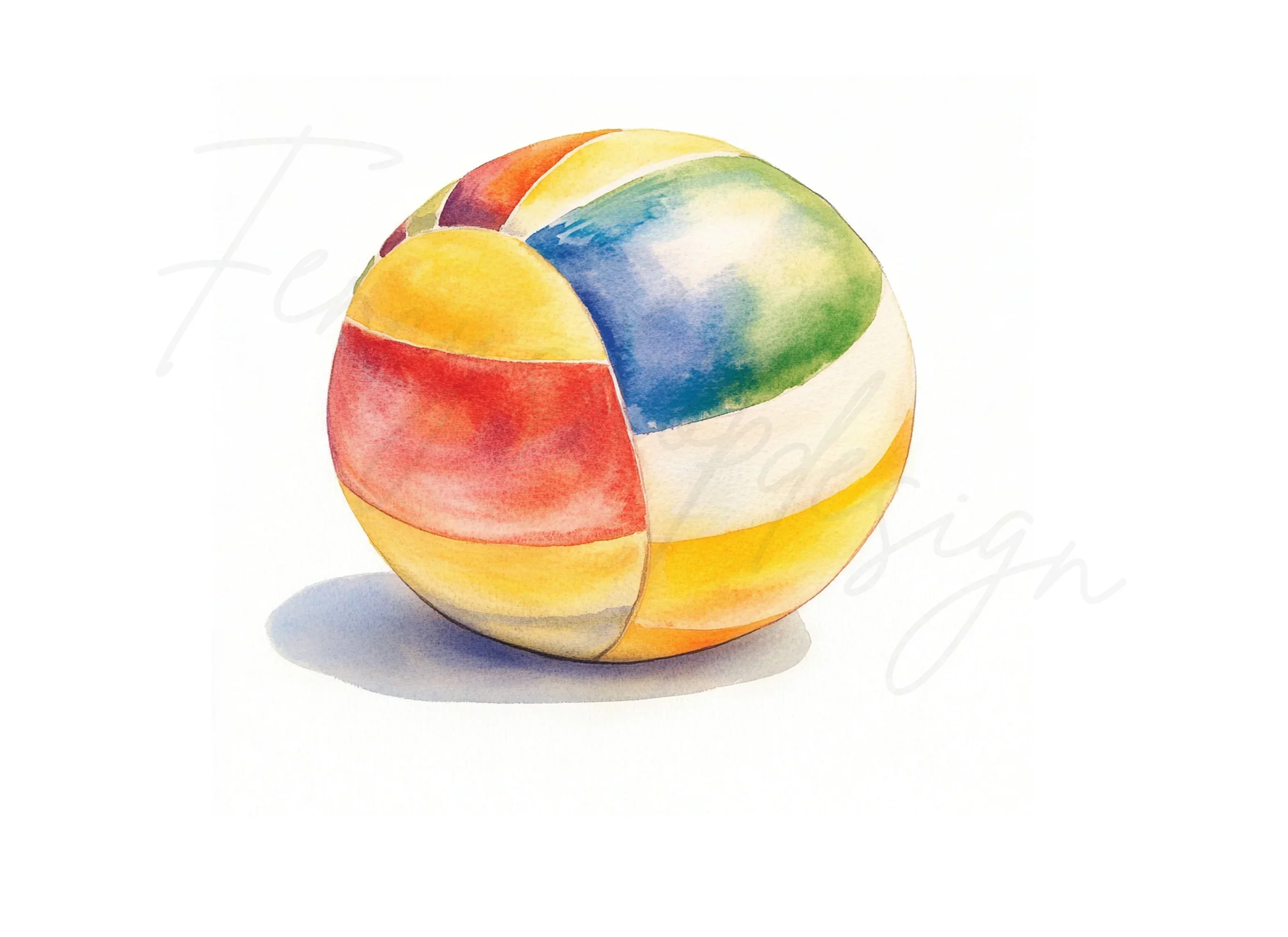 Colorful Beach Balls Clipart Bundle - Image 2