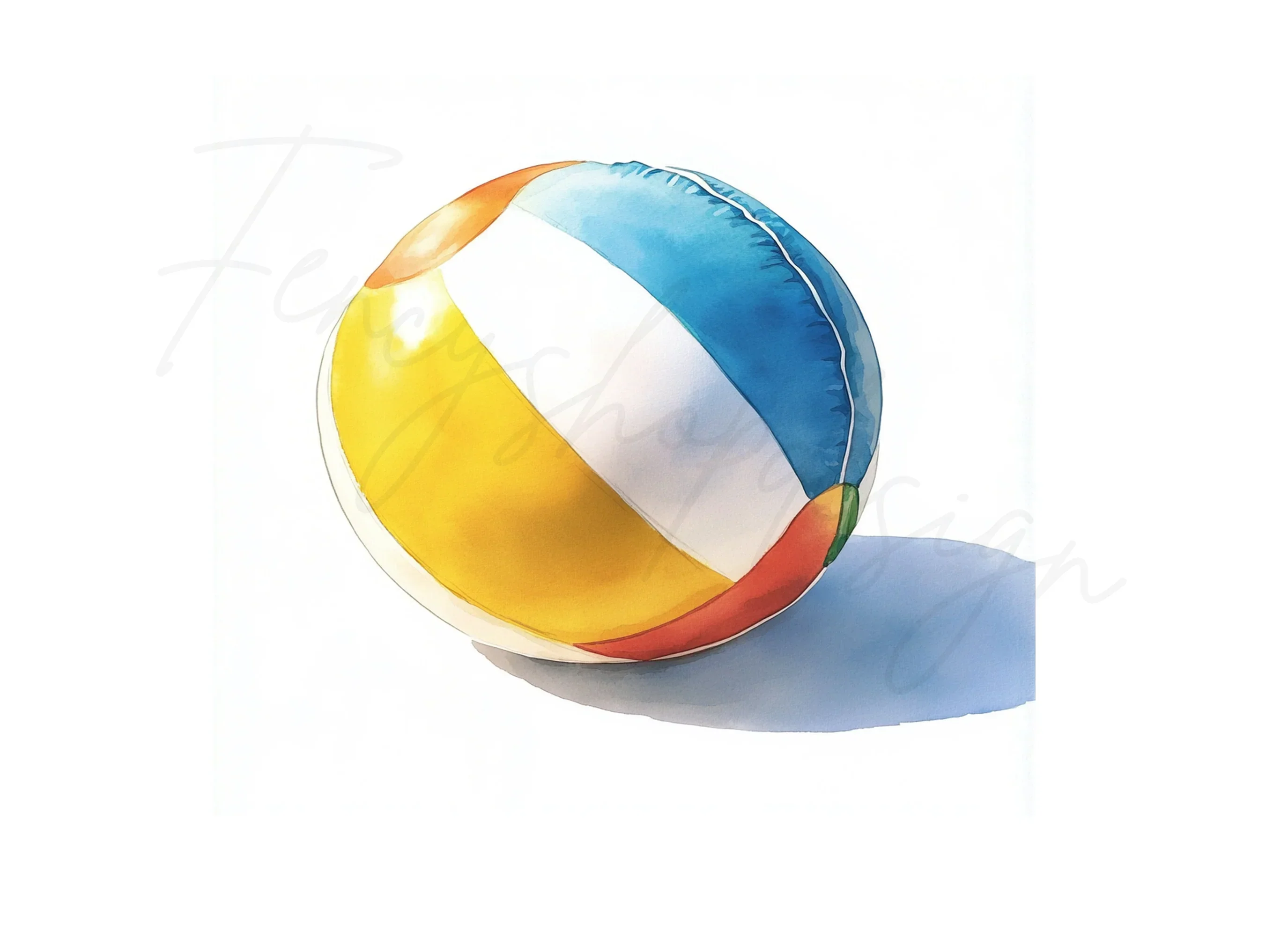 Colorful Beach Balls Clipart Bundle - Image 3
