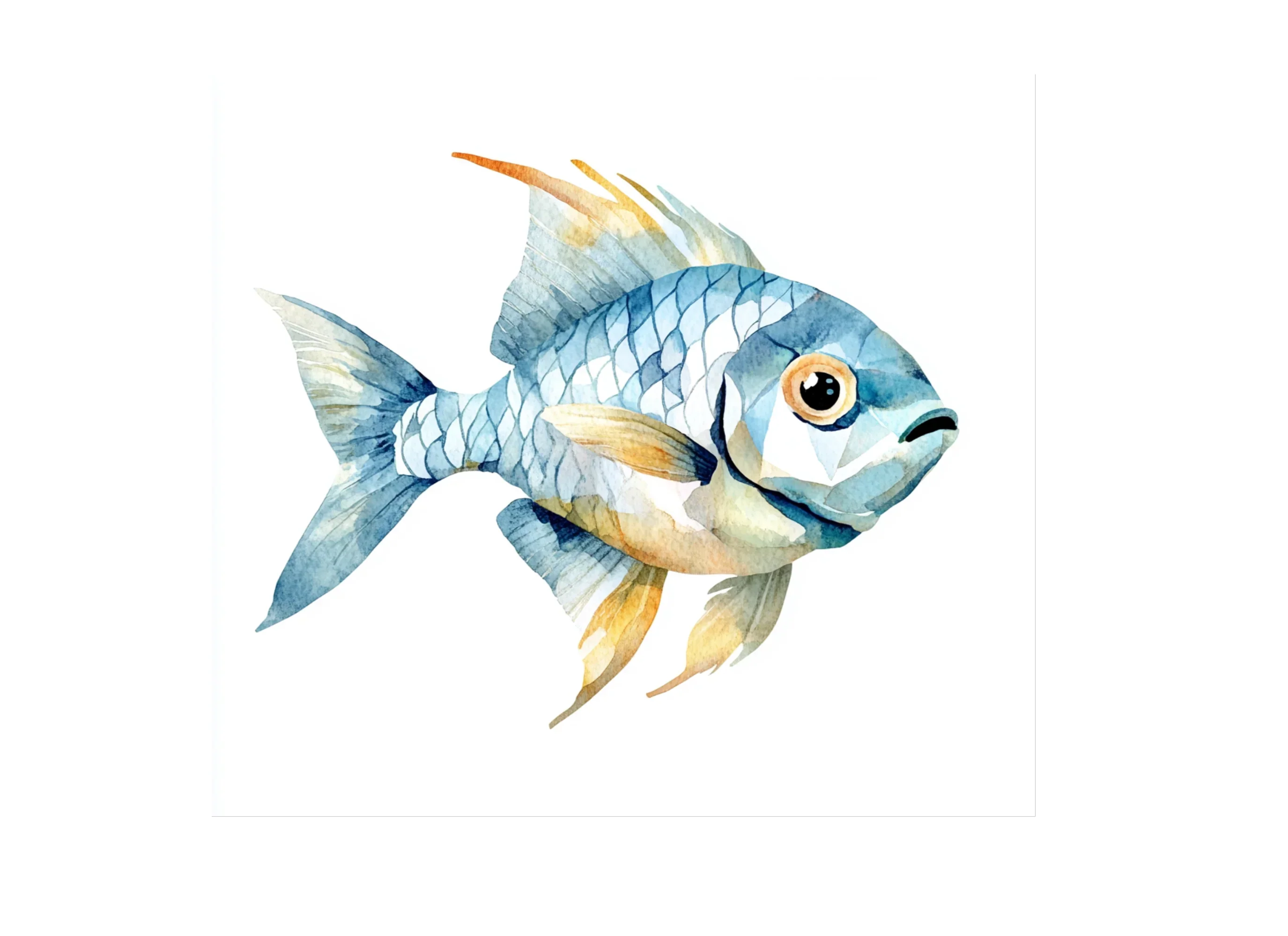 Colorful Geometric Fish Clipart Bundle - Image 2