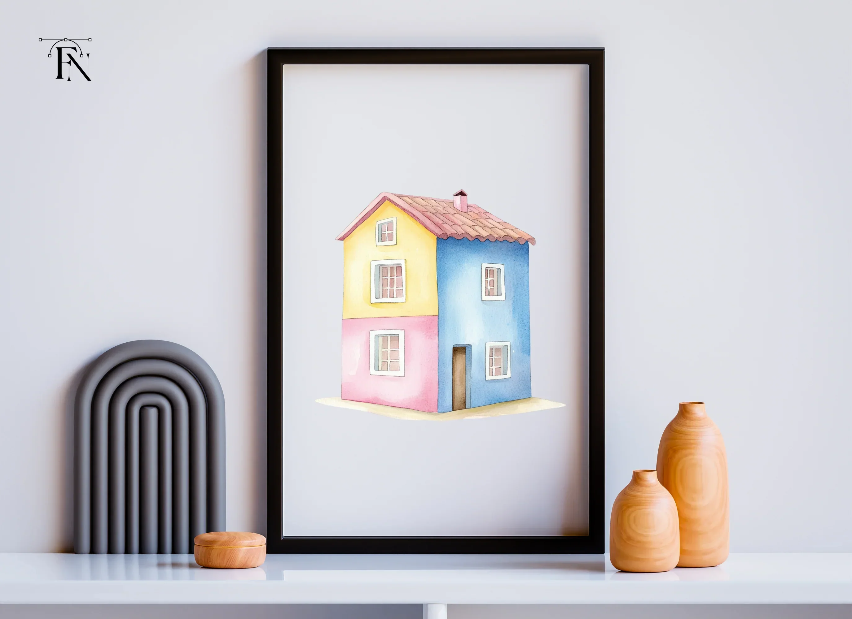 Colorful House Clipart Bundle - Image 3