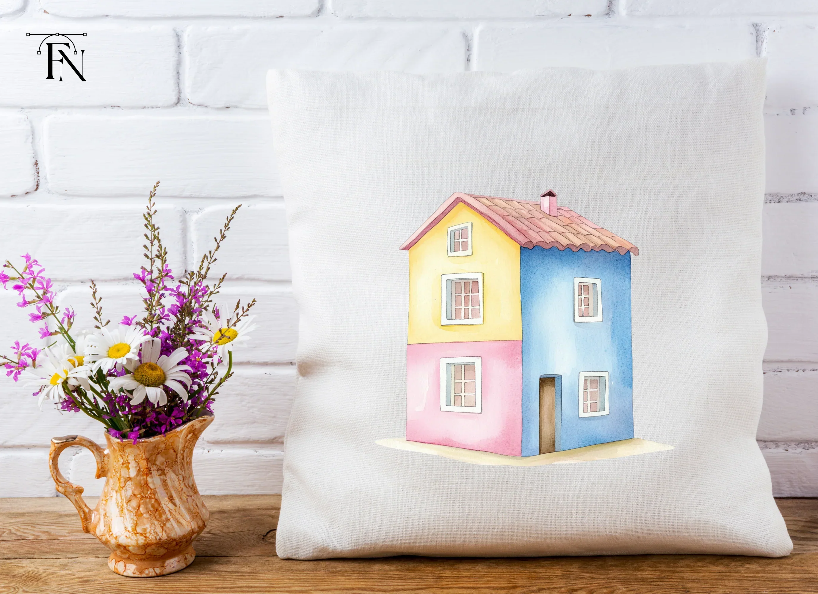 Colorful House Clipart Bundle - Image 4