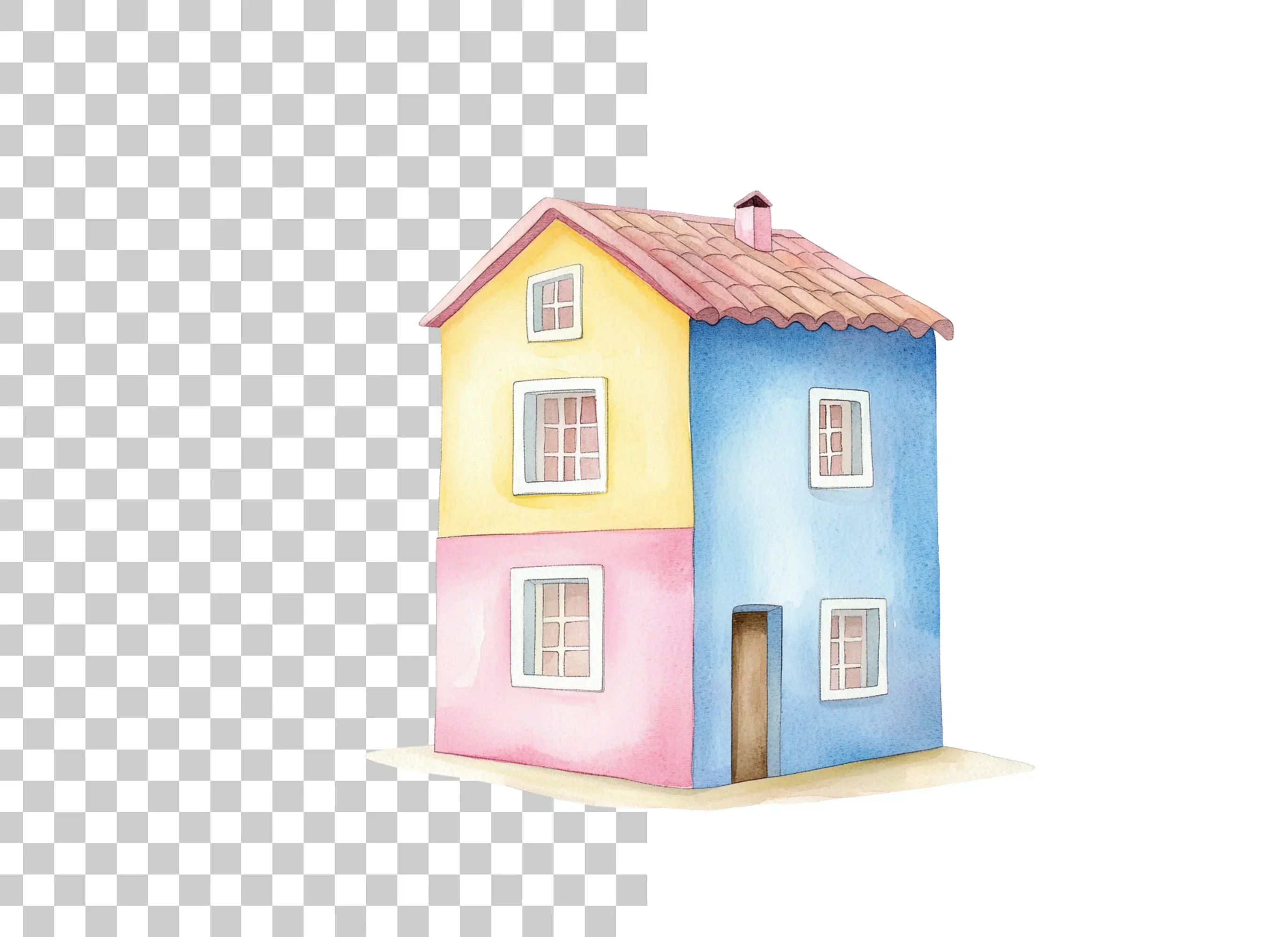 Colorful House Clipart Bundle - Image 6