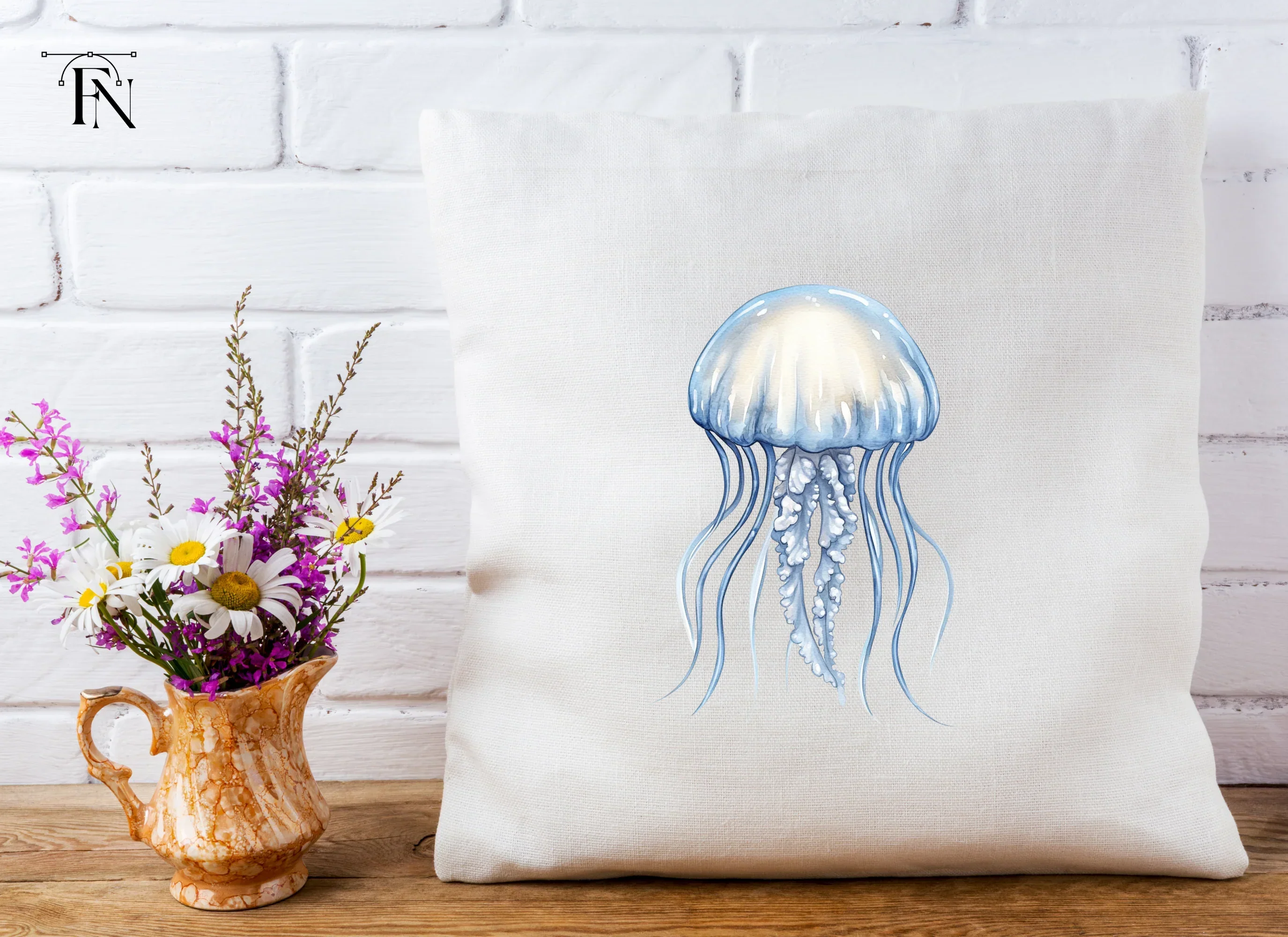 Colorful Jellyfish Clipart Bundle - Image 4