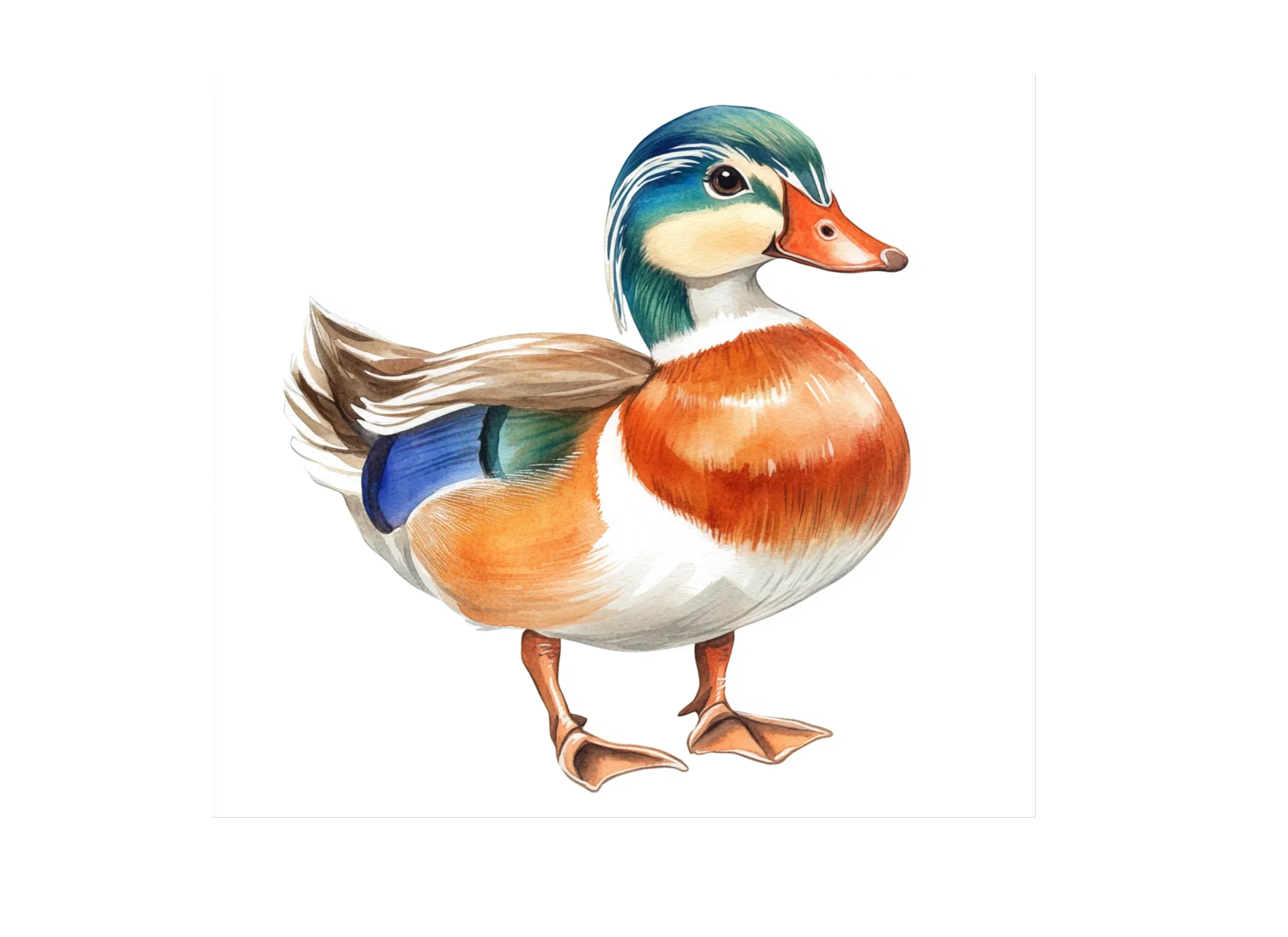 Colorful Mandarin Duck Clipart Bundle - Image 3