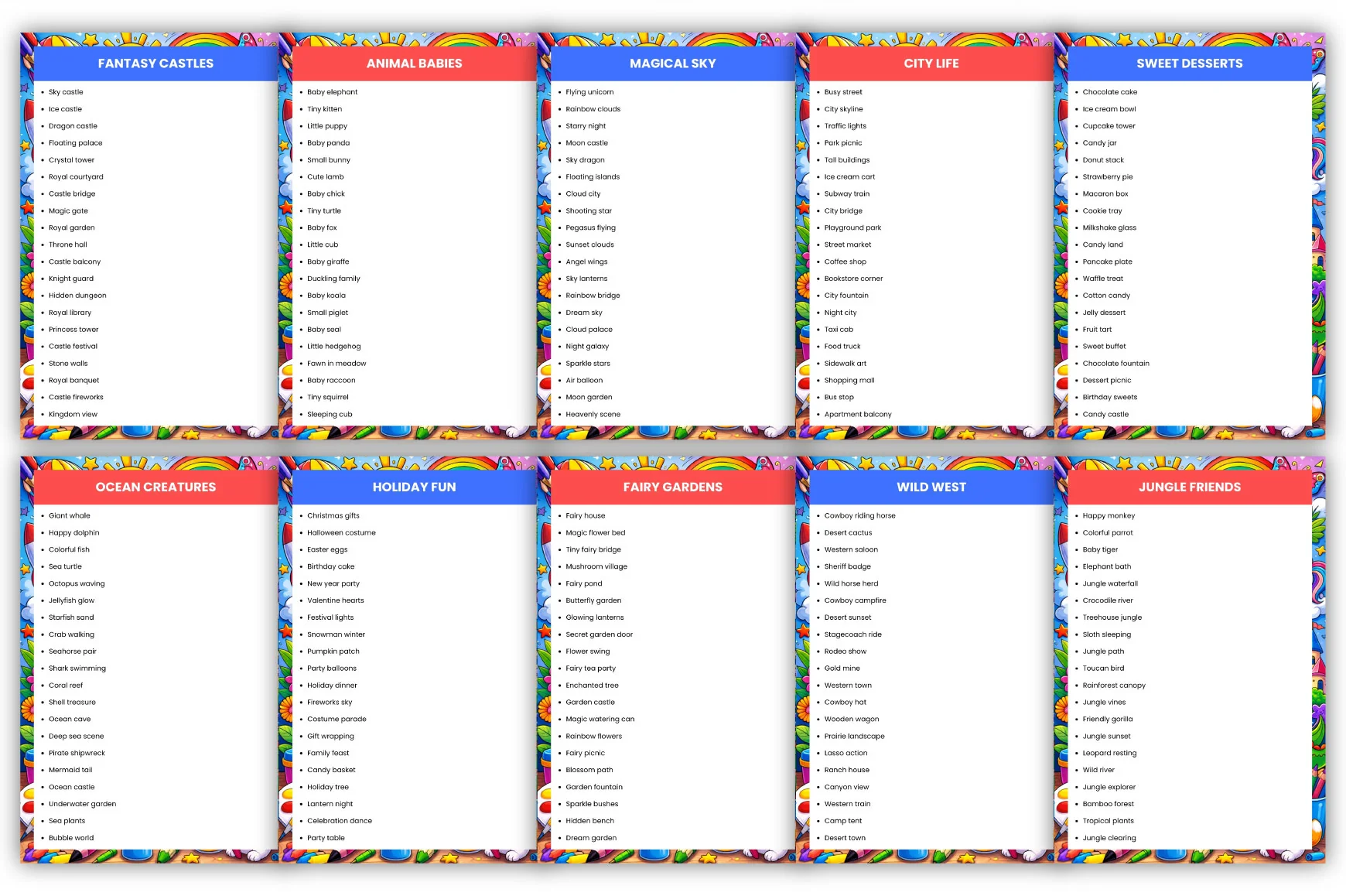 Coloring Prompts Collection - Image 2