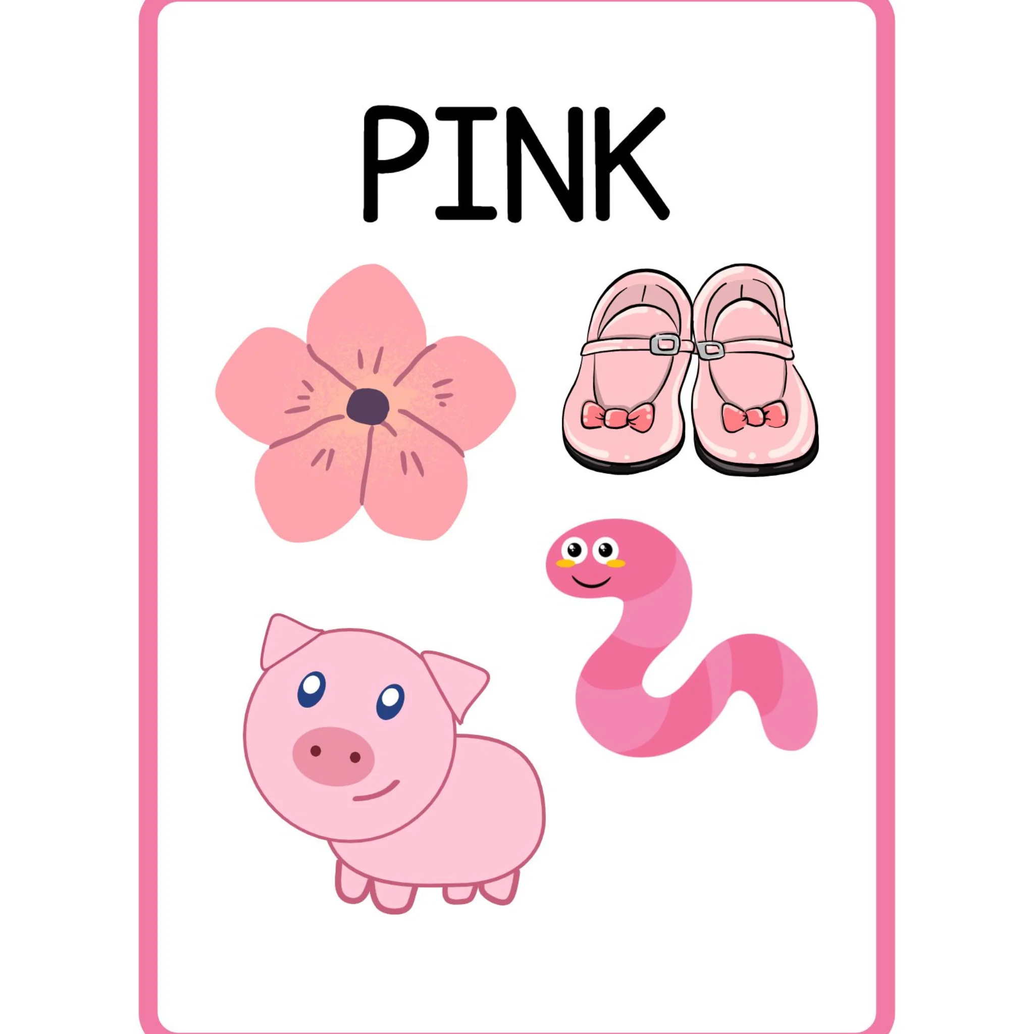 Colors Flashcards with Objects for Kids - Image 3