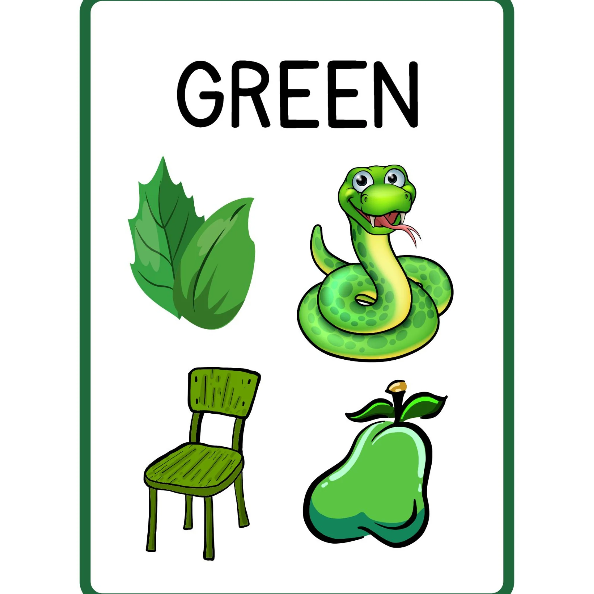 Colors Flashcards with Objects for Kids - Image 4