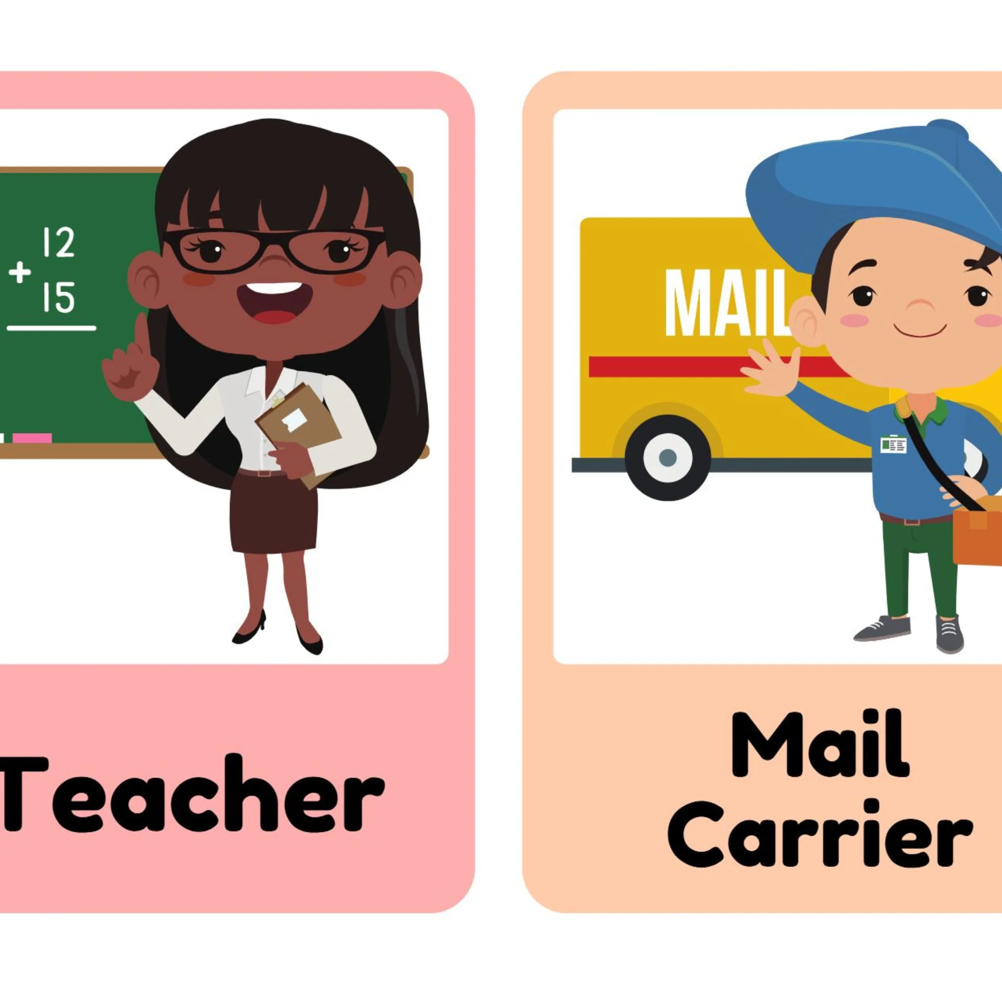 Community Helpers Flashcards for Kids - Image 4