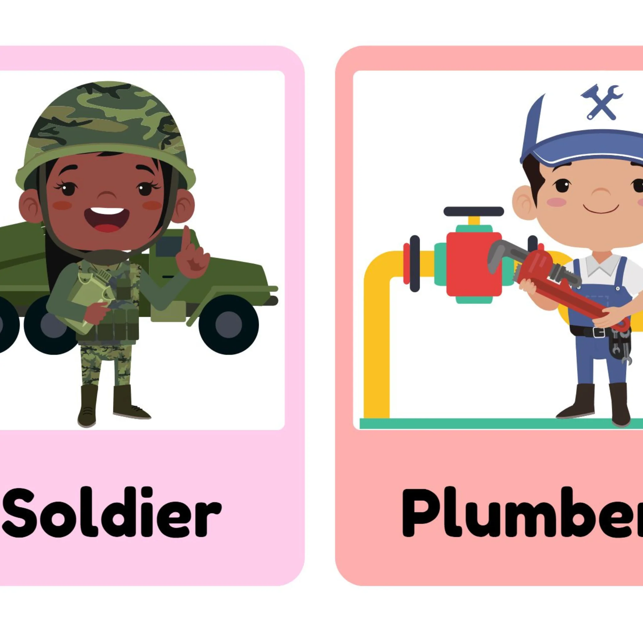 Community Helpers Flashcards for Kids - Image 5