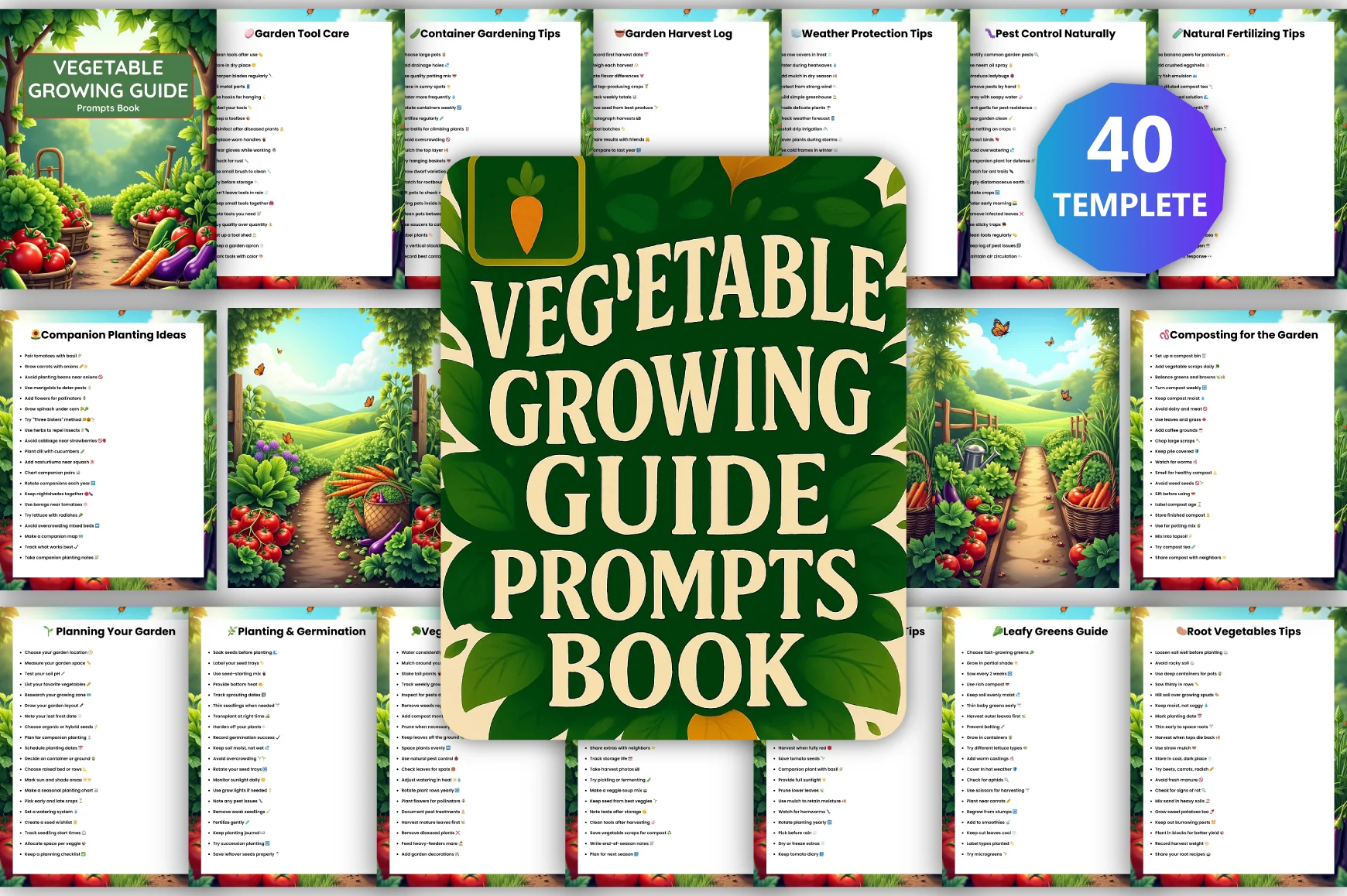 Comprehensive Vegetable Growing Guide