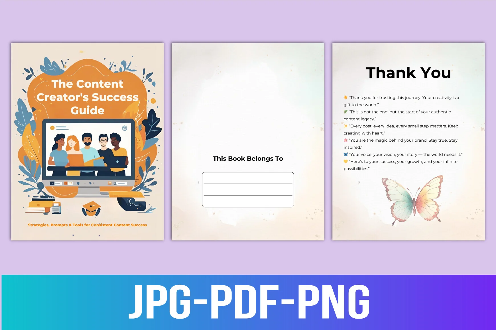 Content Creators Success Guide Planner - Image 3
