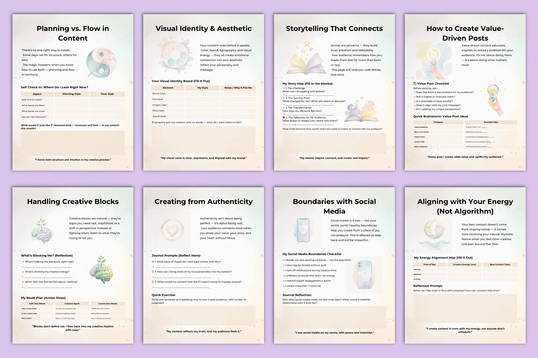 Content Creators Success Guide Planner - Image 4