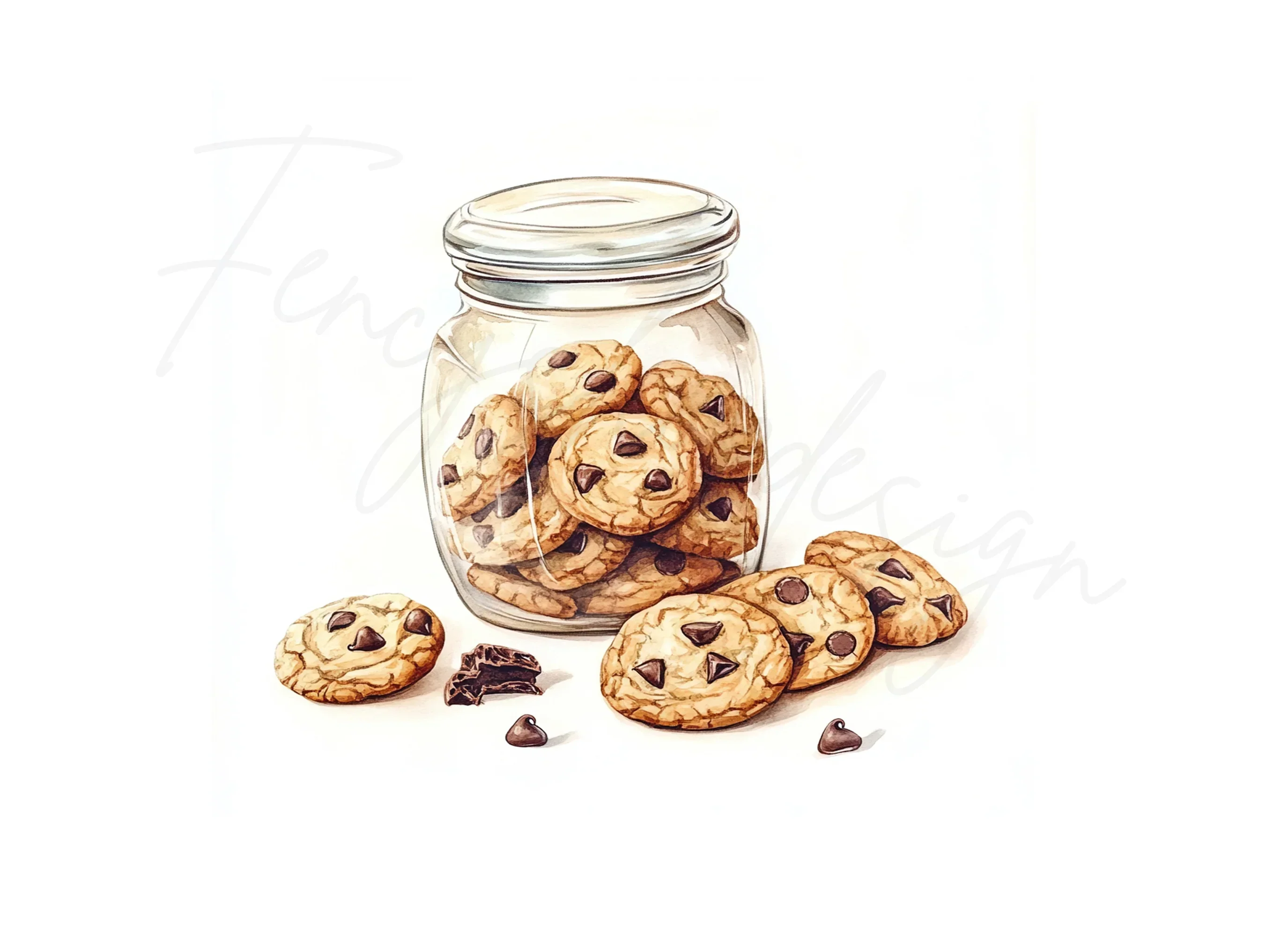 Cookies in Glass Jar Clipart Bundle - Image 2