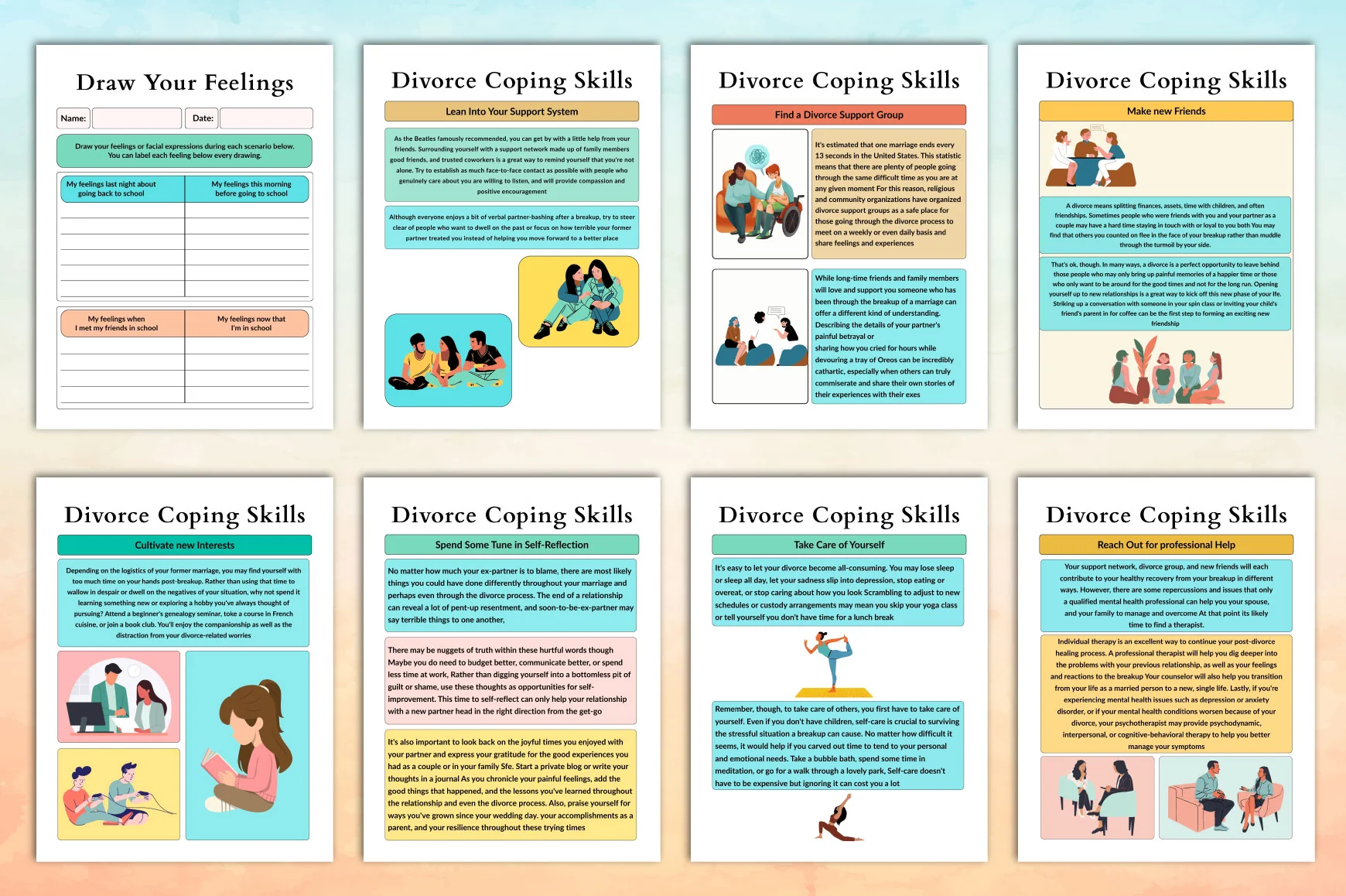 Coping With Divorce: Adult Planner - Image 4