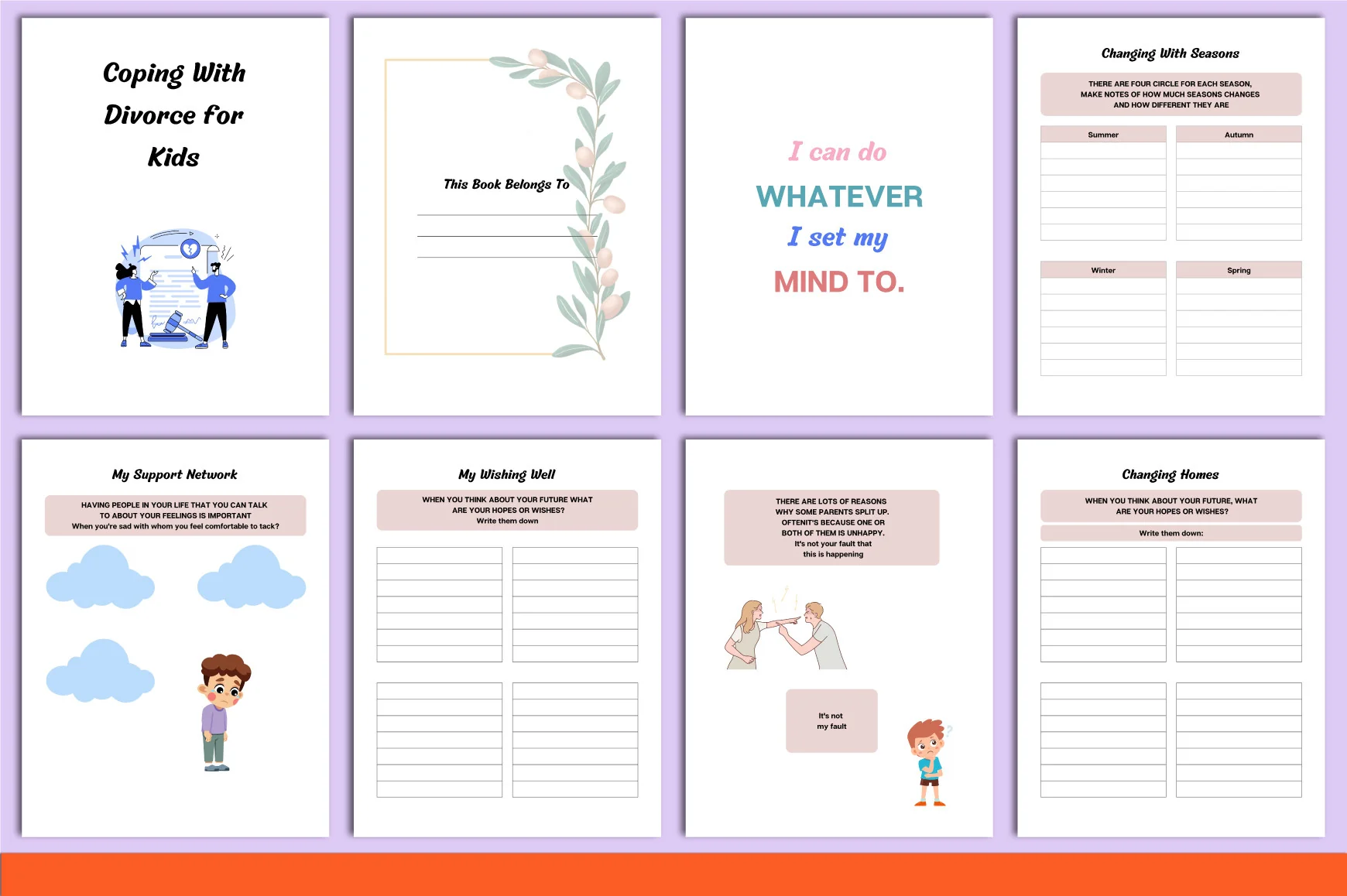 Coping With Divorce for Kids Workbook - Image 2