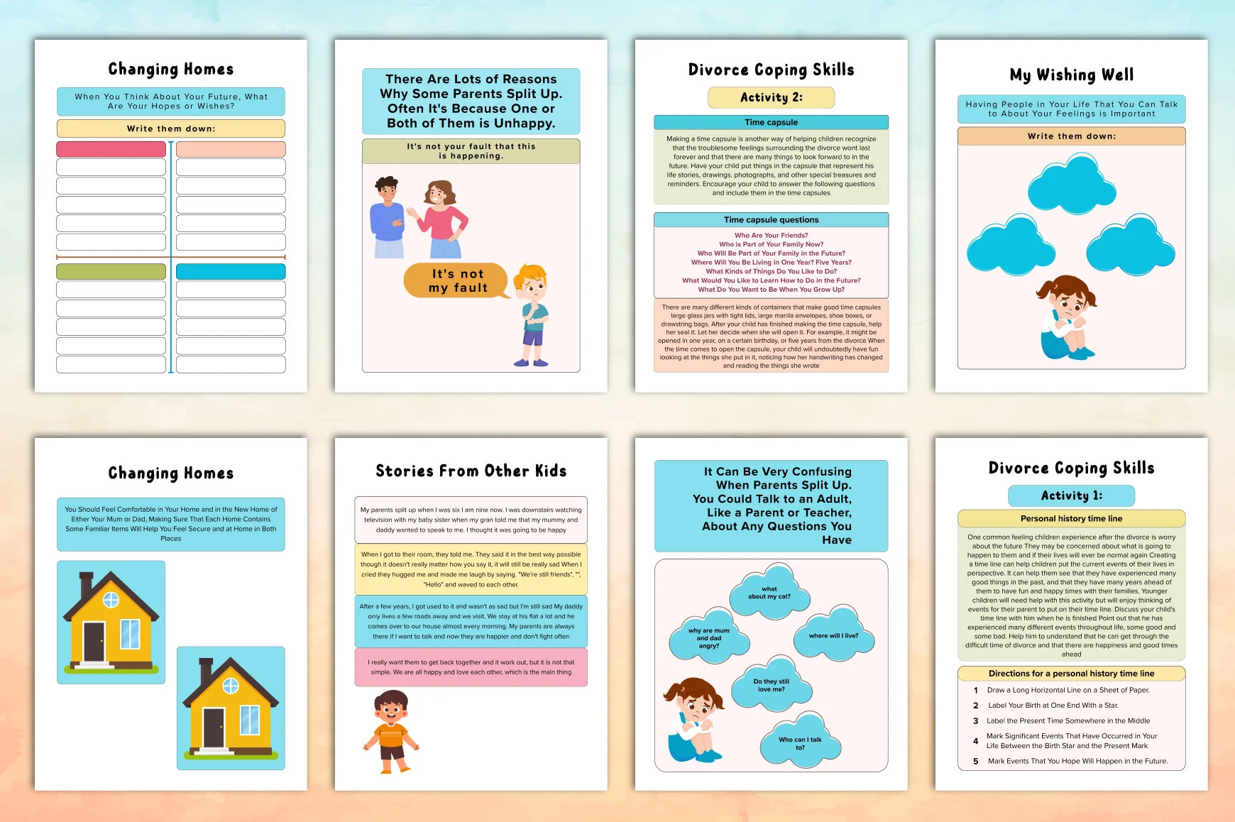 Coping With Divorce: Kids Planner - Image 3