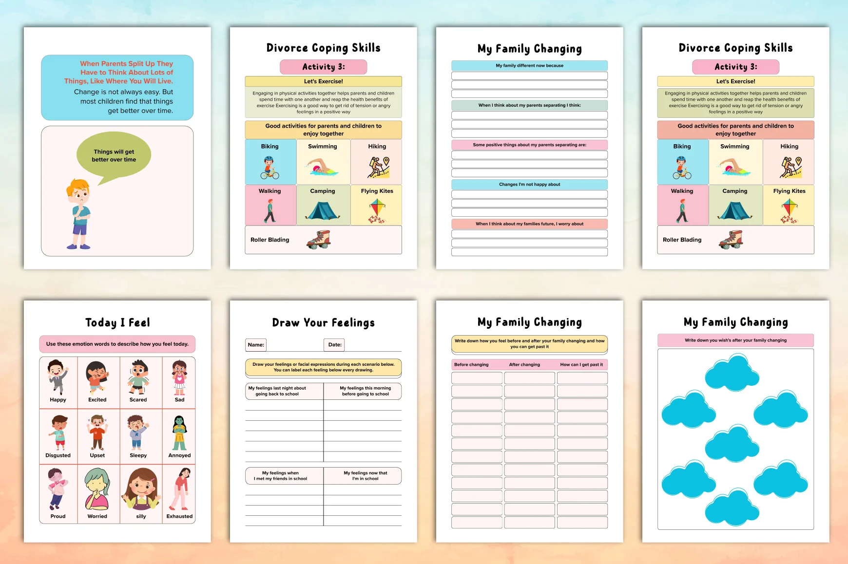 Coping With Divorce: Kids Planner - Image 4