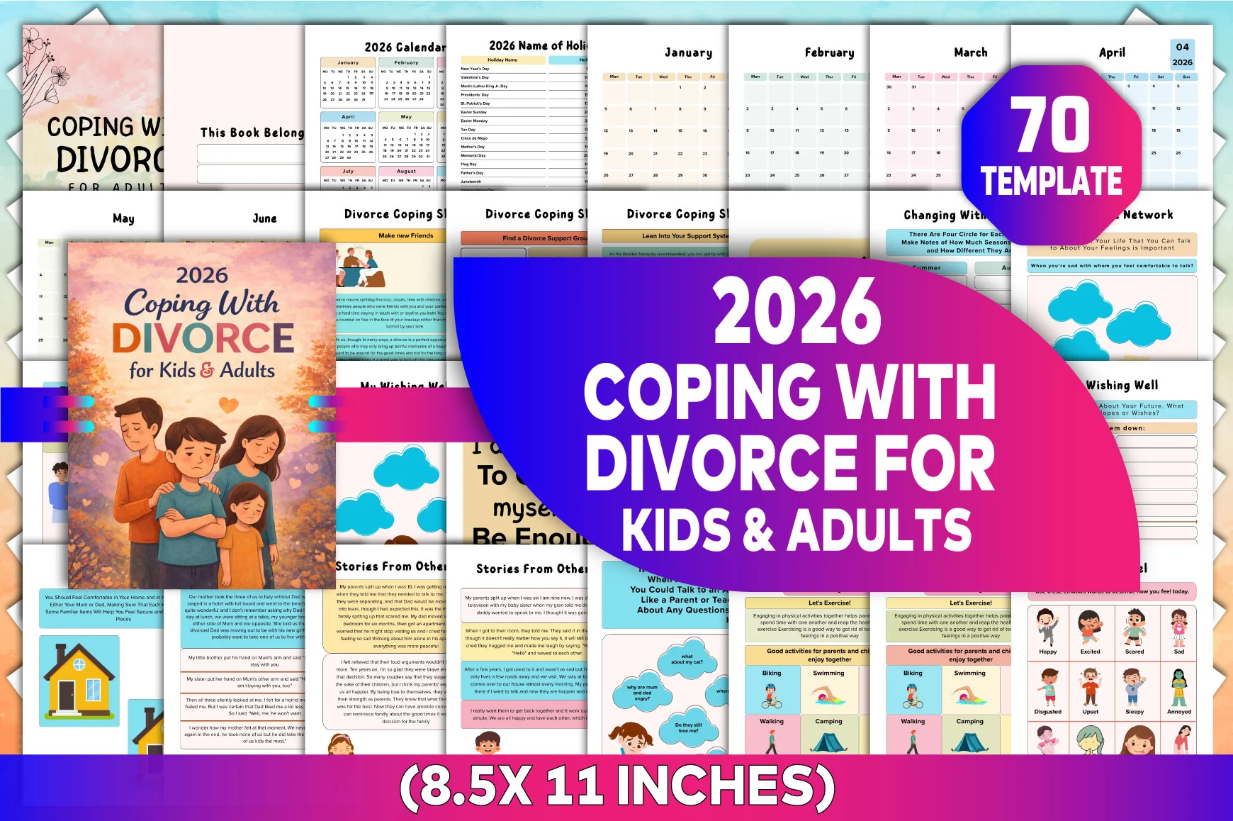 Coping With Divorce: Planner for Kids and Adults