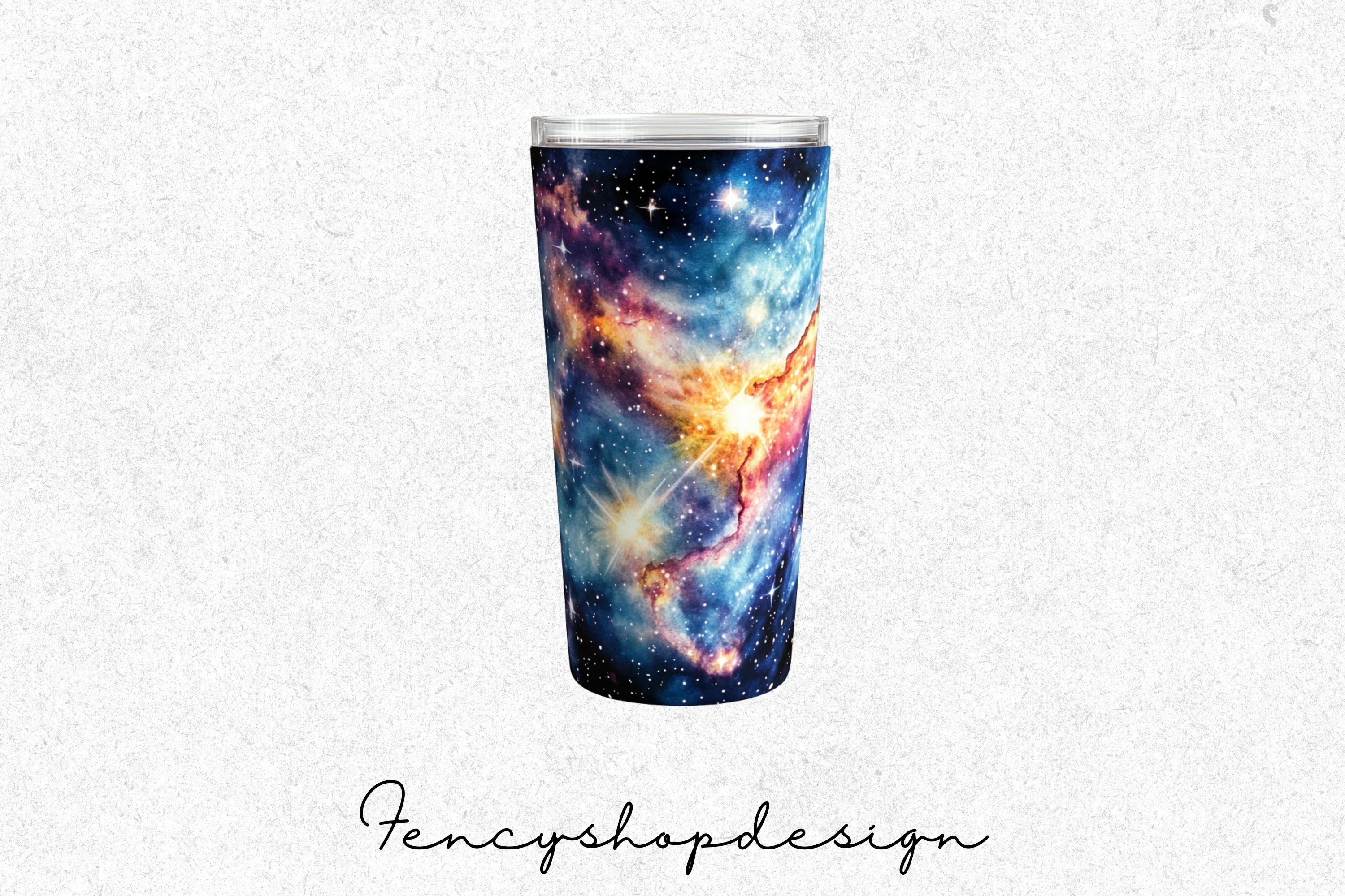 Cosmic Cloud Tumbler Clipart Bundle - Image 3